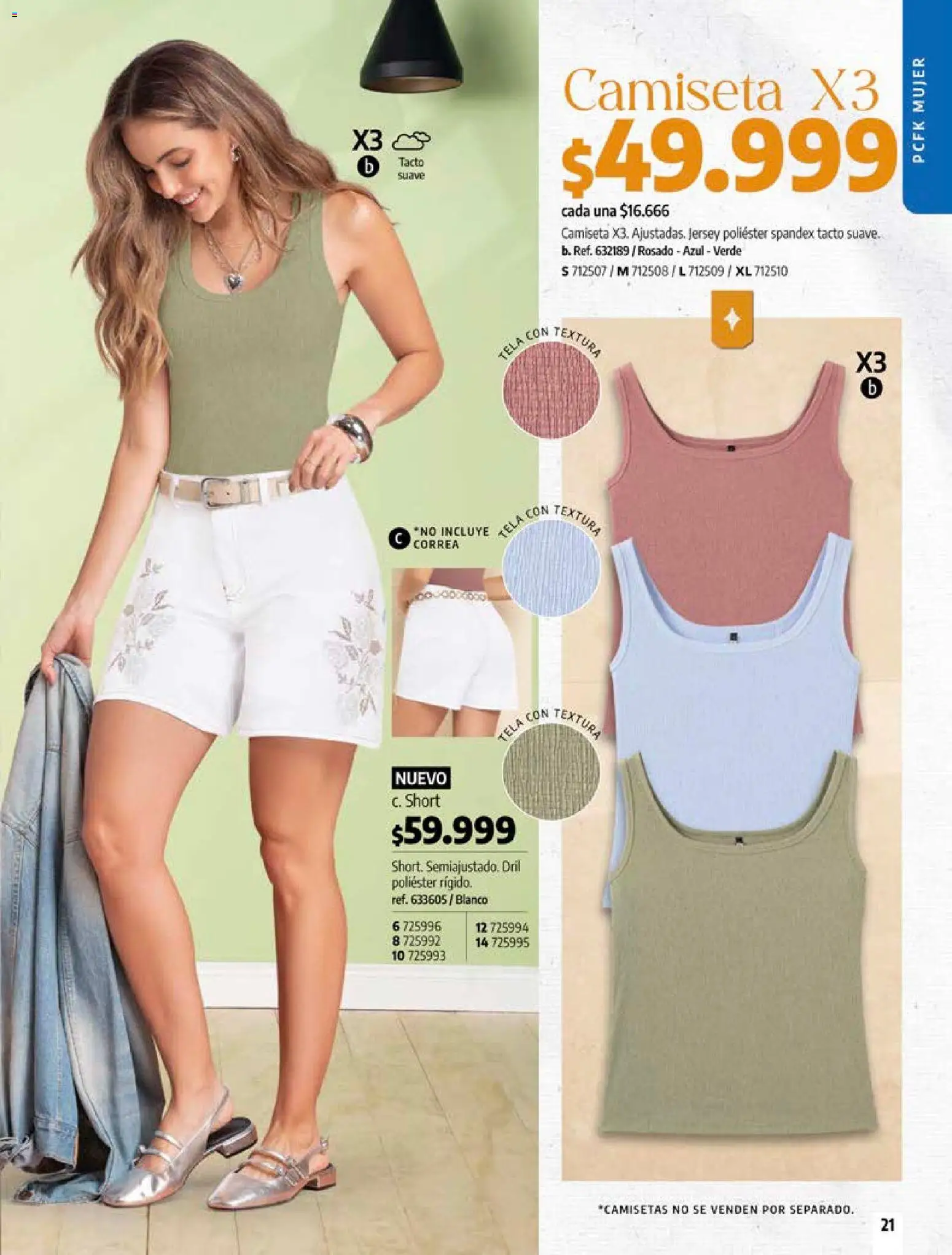 Pacifika revista - valida desde el 03.06.2026 | Página: 22 | Productos: Short, Camiseta