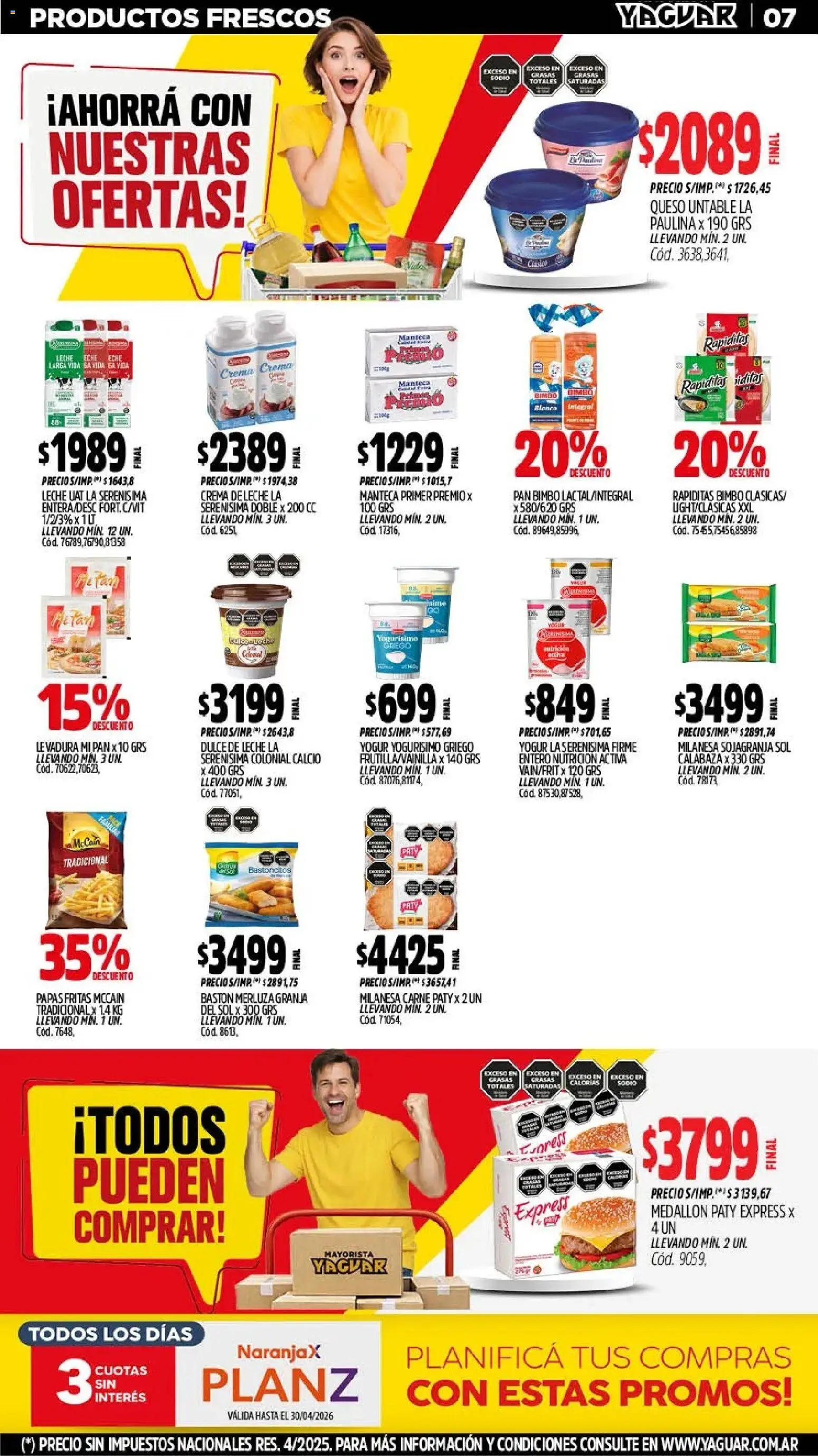 Yaguar - Oferta Semanal Misiones │ válido desde el 04.05.2026 | Página: 7