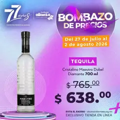 Vista previa de Bodegas Alianza catálogo Bombazo de Precios, nuevo folleto de la tienda, válido en México a partir del 27/07/2026