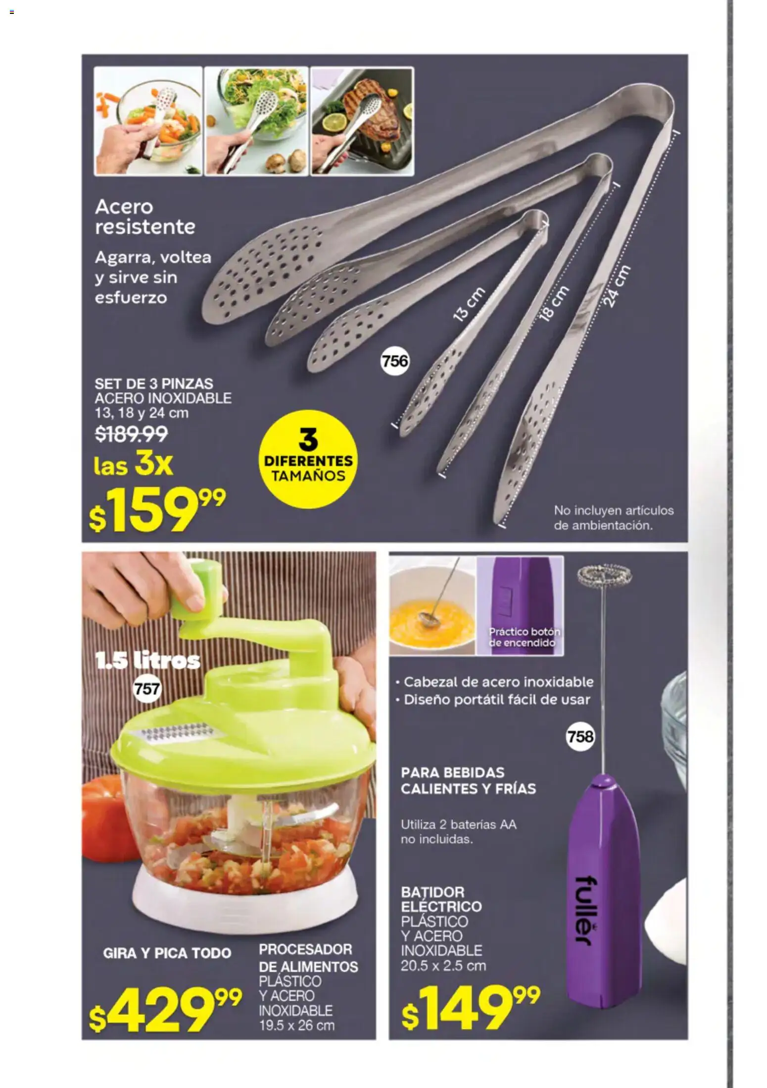 Nuevas ofertas de Fuller válidas en toda la República Mexicana desde el 22/07/2026. ¡Encuentra las mejores ofertas en Fuller campaña 8 2026! | Página: 184 | Productos: Batidor