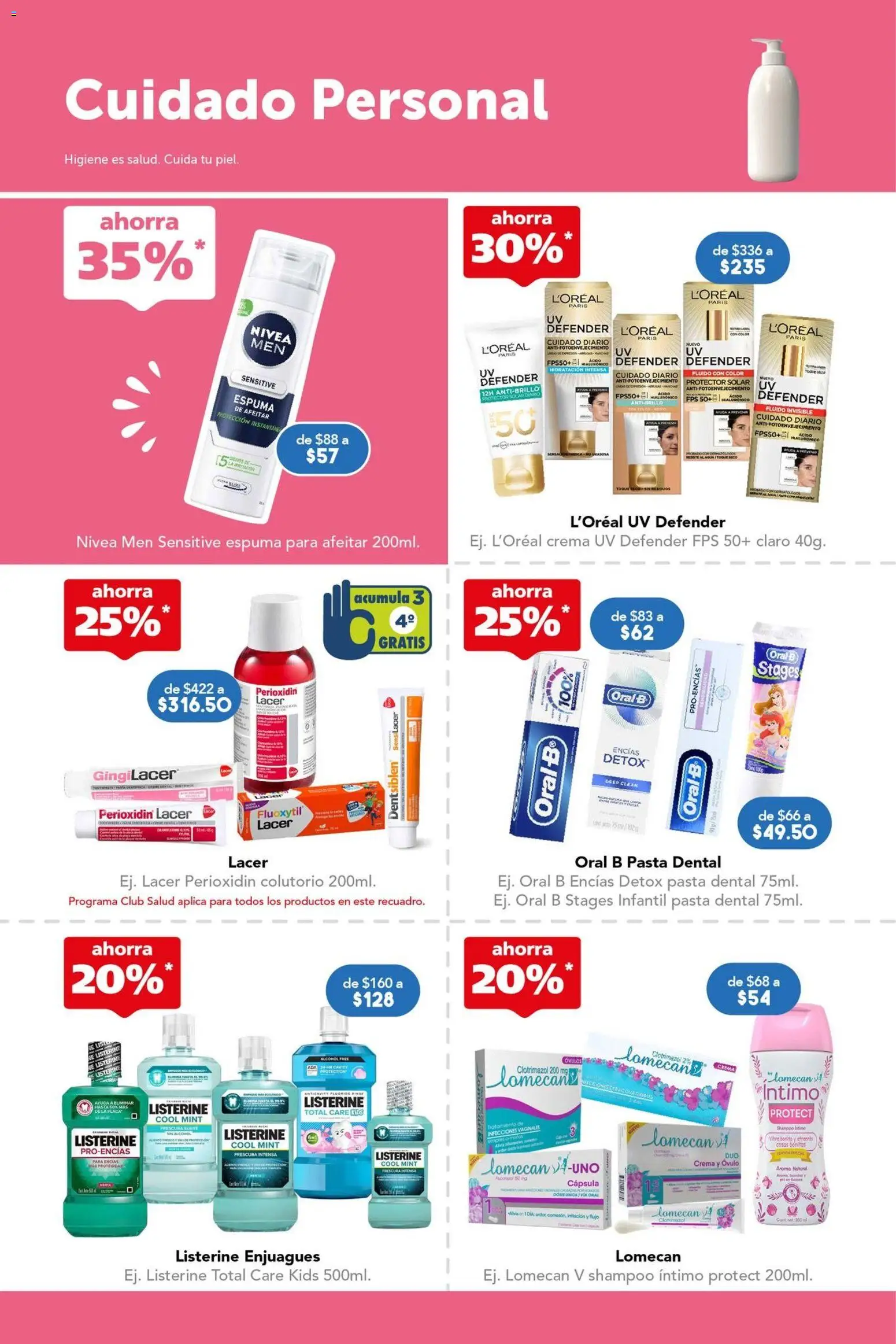 Nuevas ofertas de Farmacia San Pablo válidas en toda la República Mexicana desde el 07.06.2026. ¡Encuentra las mejores ofertas en Farmacia San Pablo catálogo! | Página: 2 | Productos: Crema, Espuma, Pasta, Protector solar