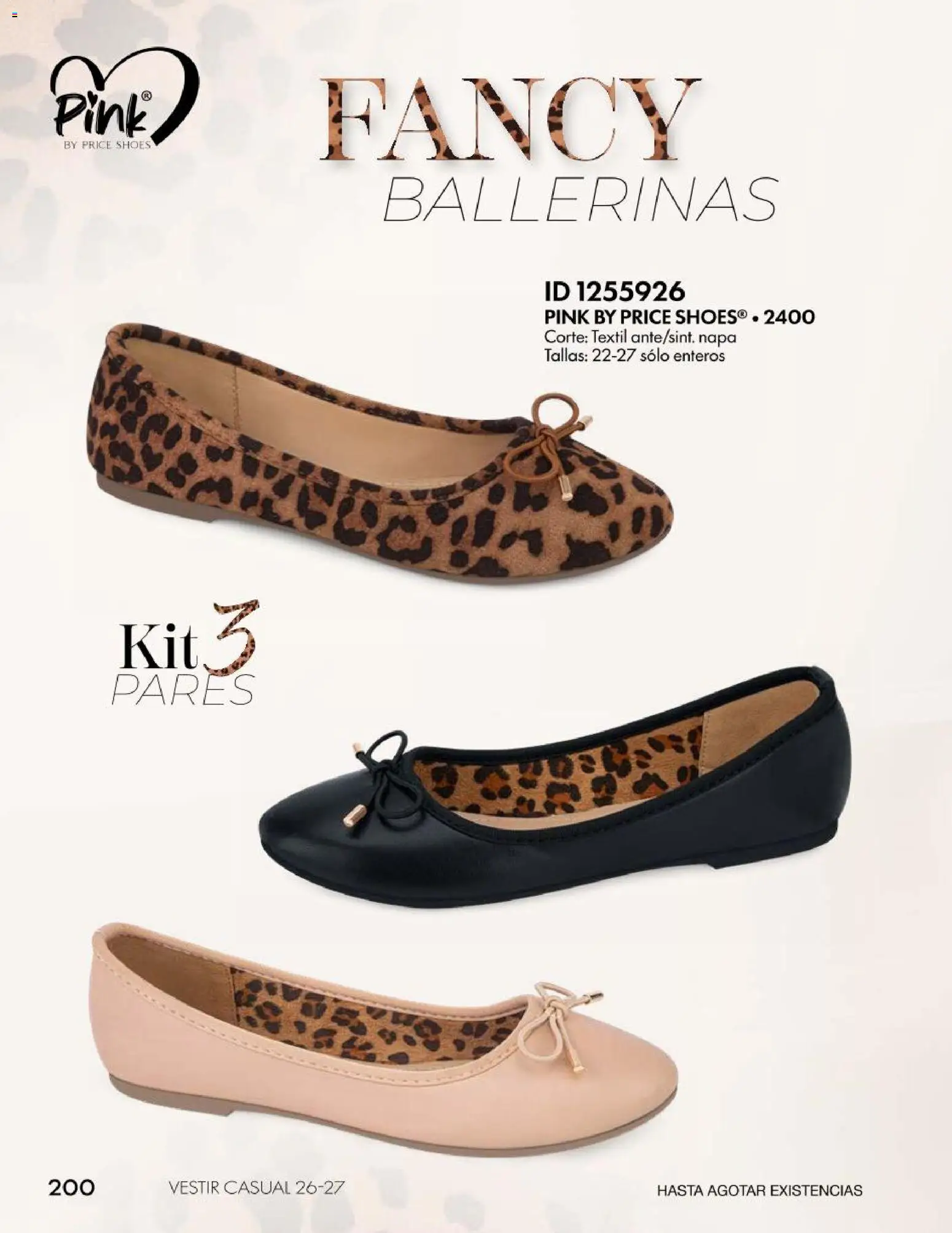 Nuevas ofertas de Price Shoes válidas en toda la República Mexicana desde el 28/08/2026. ¡Encuentra las mejores ofertas en Price Shoes catálogo Vestir Casual! | Página: 200