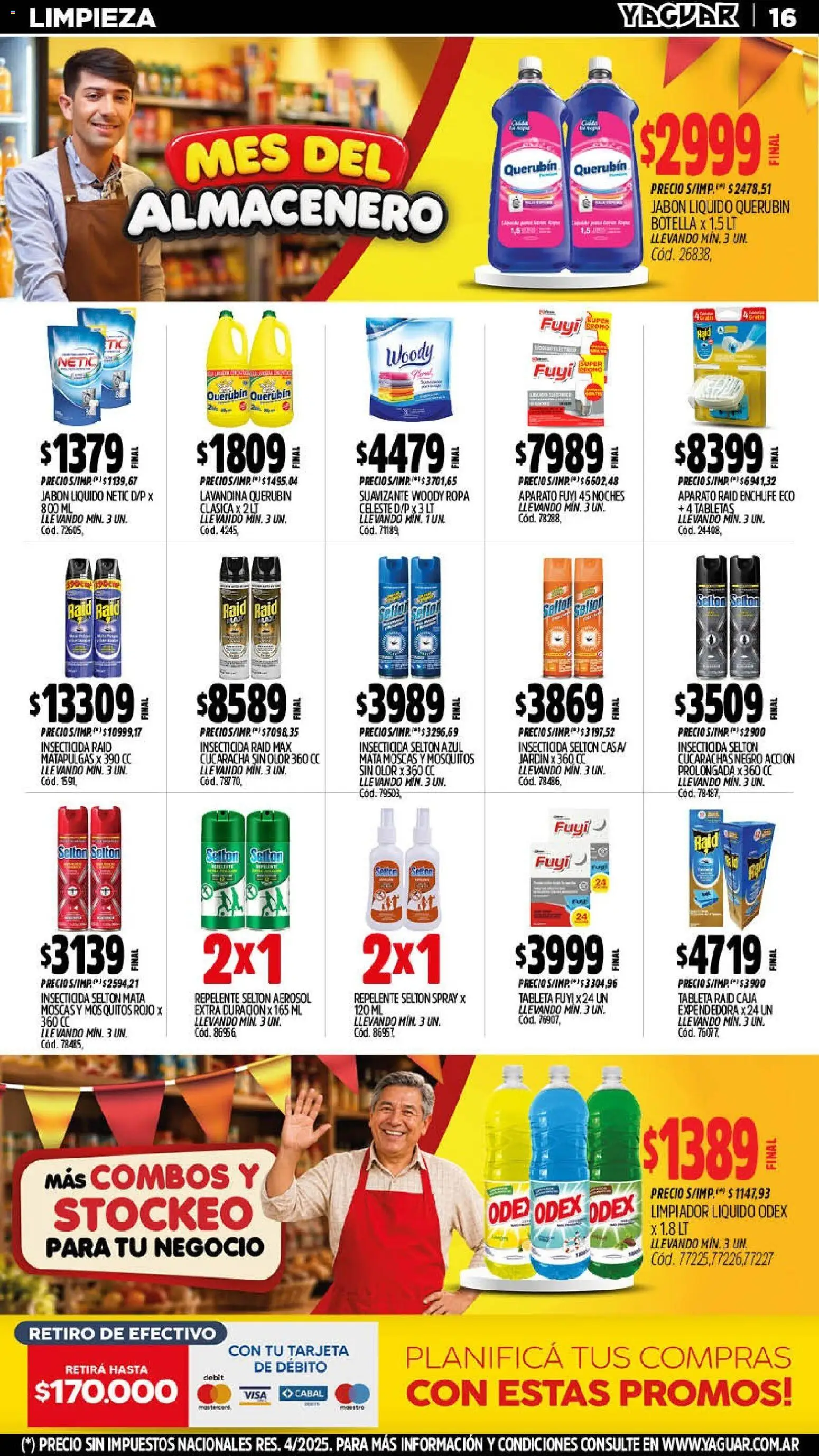 Yaguar - Oferta Semanal Mar del Plata │ válido desde el 07/09/2026 | Página: 16 | Productos: Tableta, Repelente, Jabón, Suavizante