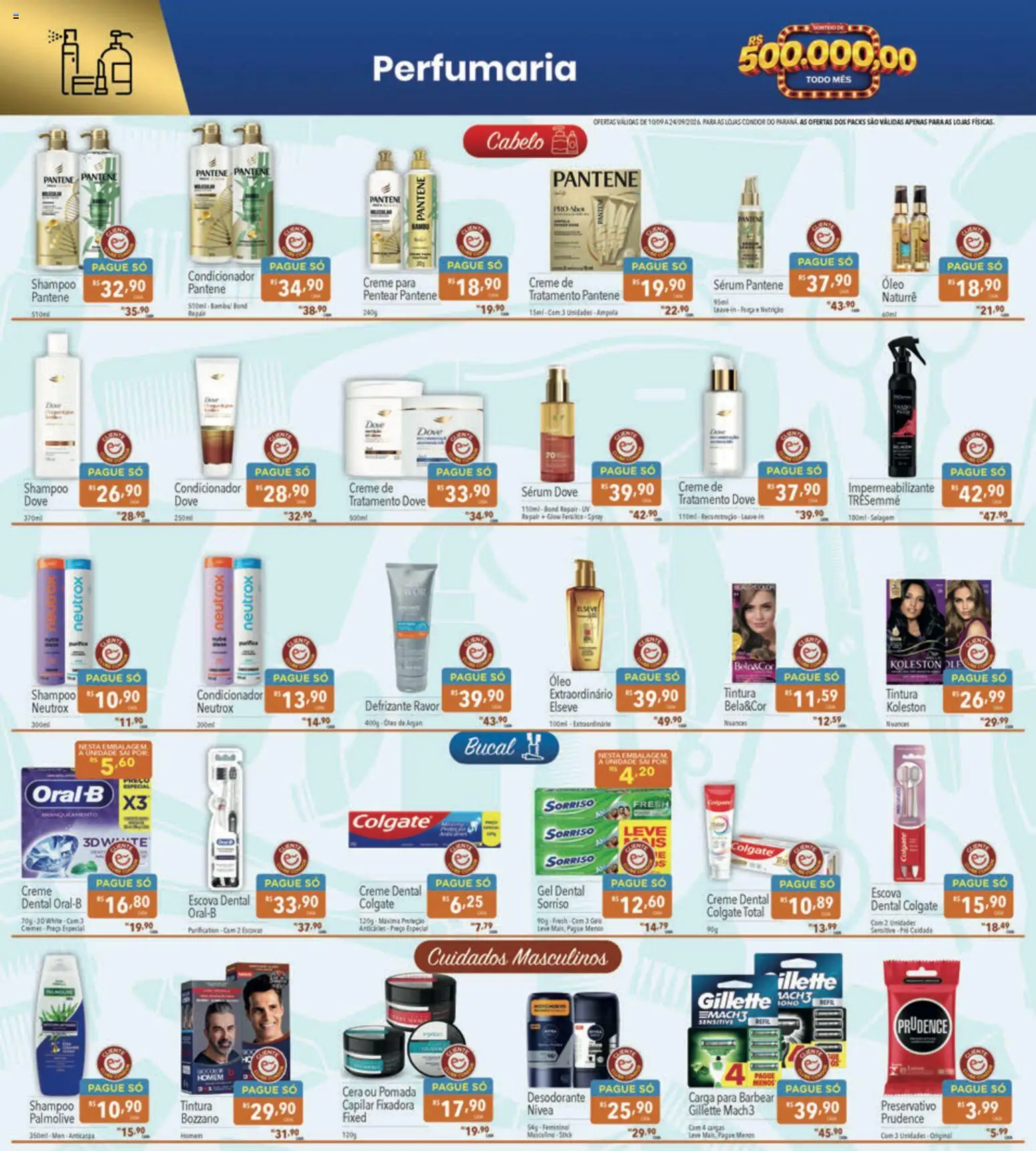 Supermercados Condor Folheto - válido de 10/09/2026 | Página: 22 | Produtos: Creme dental colgate total, Defrizante, Sérum, Pomada