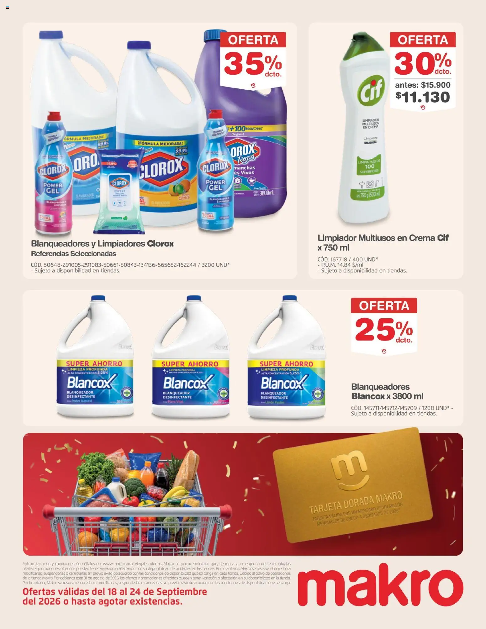 Makro revista - valida desde el 18/09/2026 | Página: 39