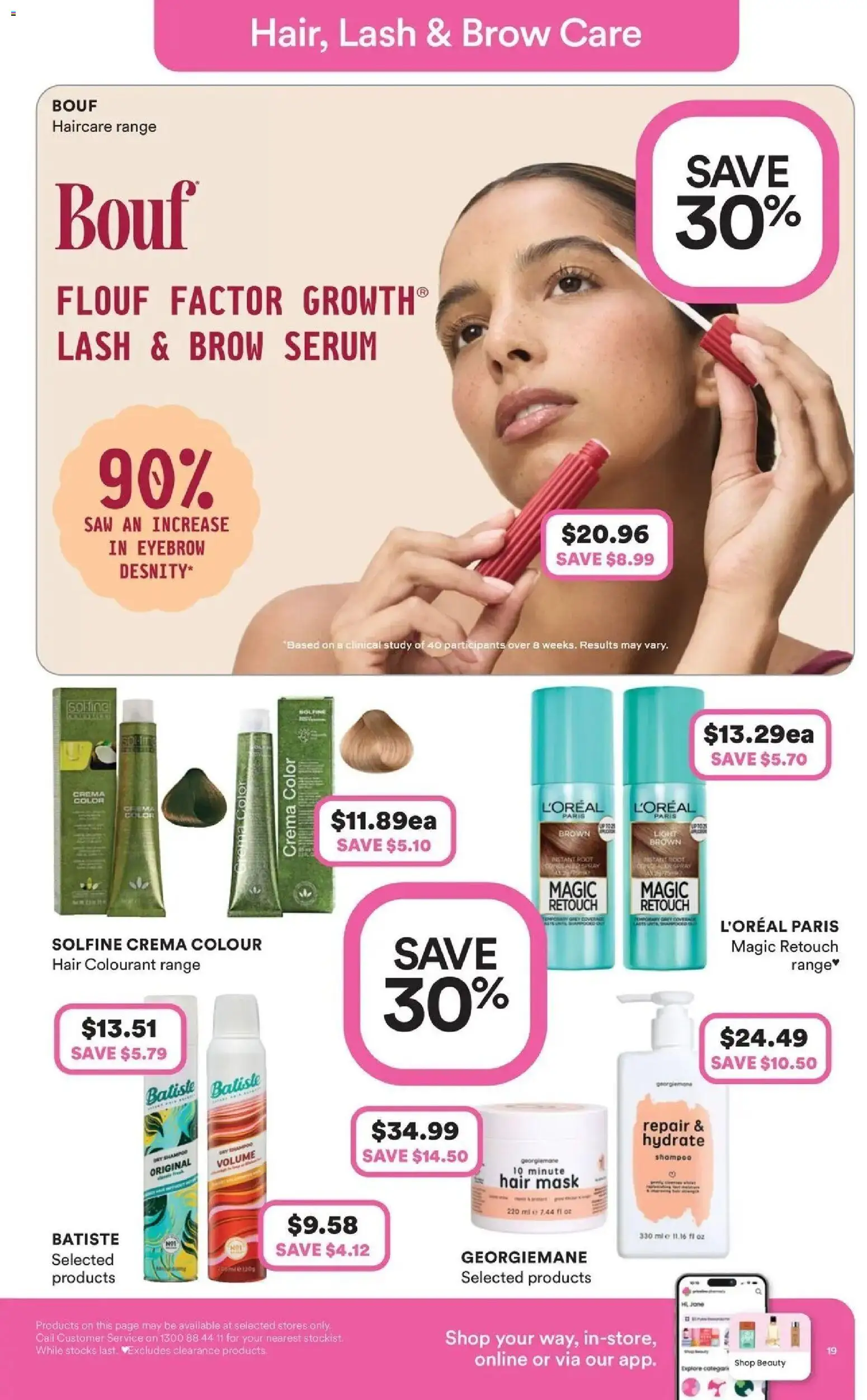 Priceline Pharmacy catalogue Armadale - 27/08/2026 > weekly / monthly specials | Page: 19 | Products: Light, Shampoo, Saw, Eyebrow