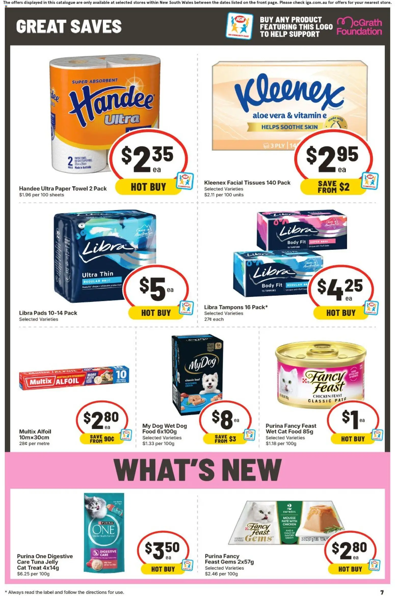 IGA catalogue - valid from 23/09/2026 | Page: 7 | Products: Fruits, Ice, Dough, Fridge