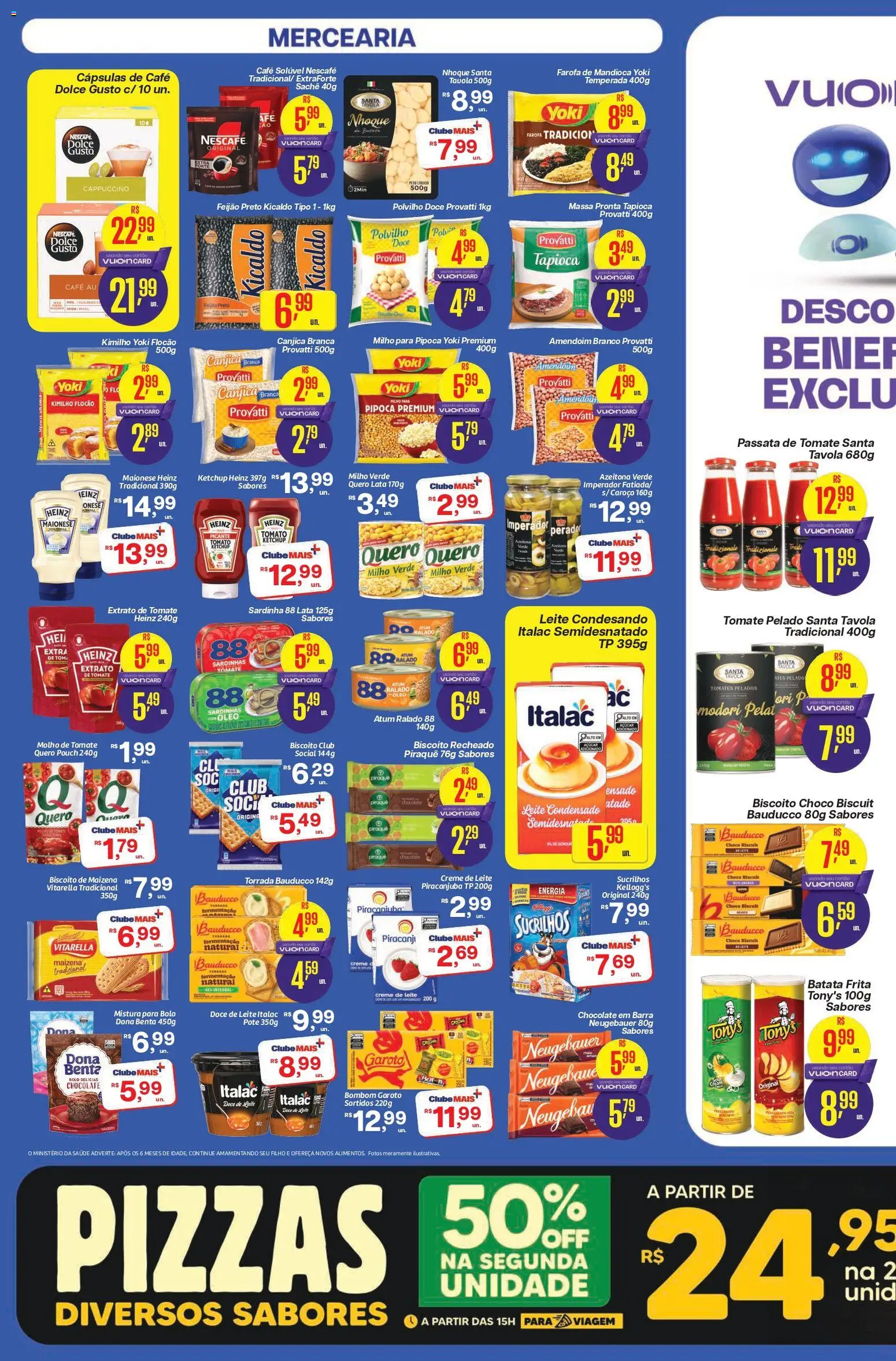 Comper Folheto - válido de 13/07/2026 | Página: 2 | Produtos: Polvilho, Café, Chocolate, Sardinha