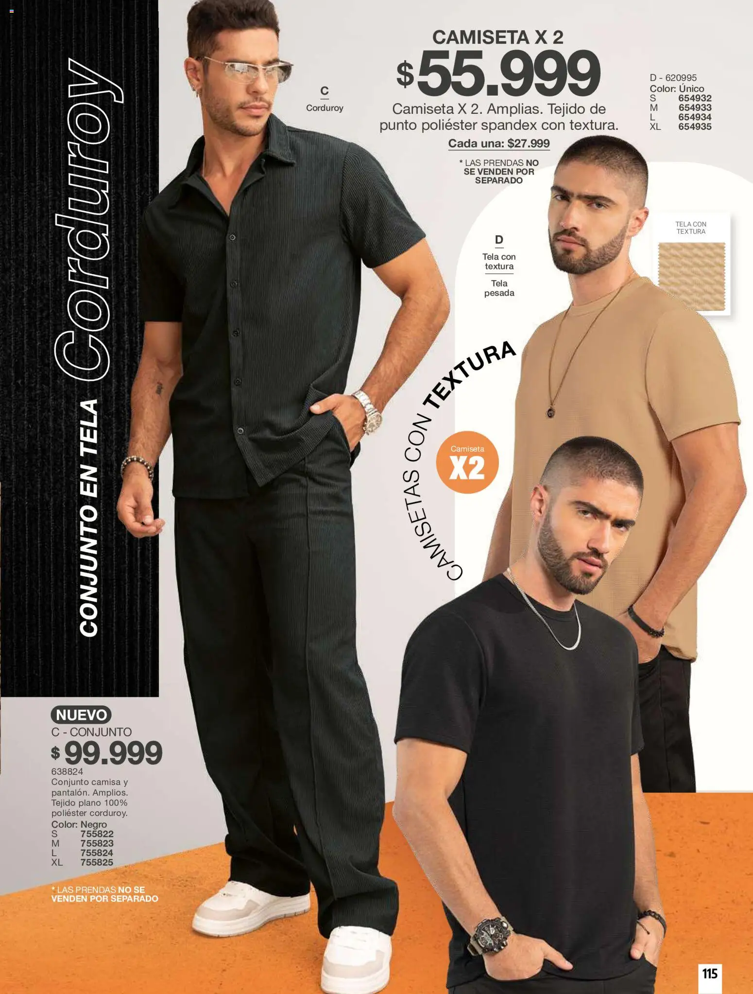 Carmel revista - valida desde el 01/10/2026 | Página: 115 | Productos: Camiseta, Conjunto, Camisa