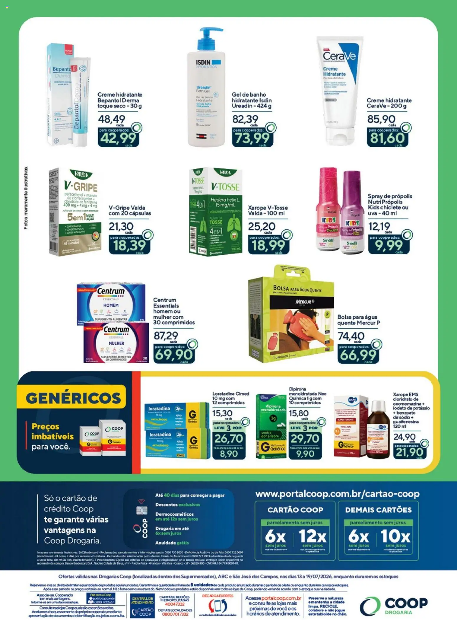Coop Folheto - válido de 13/07/2026 | Página: 2 | Produtos: Gel de banho, Xarope, Creme, Chiclete