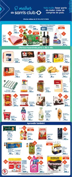 Sam's Club - Ofertas da semana - Pré-Visualização do folheto da loja Sam's Club, válido de 27/10/2026
