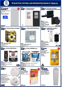 Preview of Rona weekly flyer from shop Rona valid from Jul 16, 2026 | Page: 10