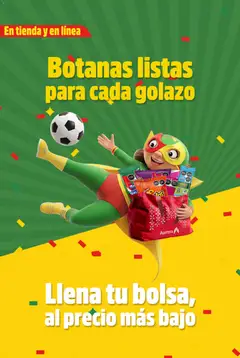 Vista previa de Bodega Aurrerá folleto Botanas listas para cada gorazo, nuevo folleto de la tienda, válido en México a partir del 27.04.2026
