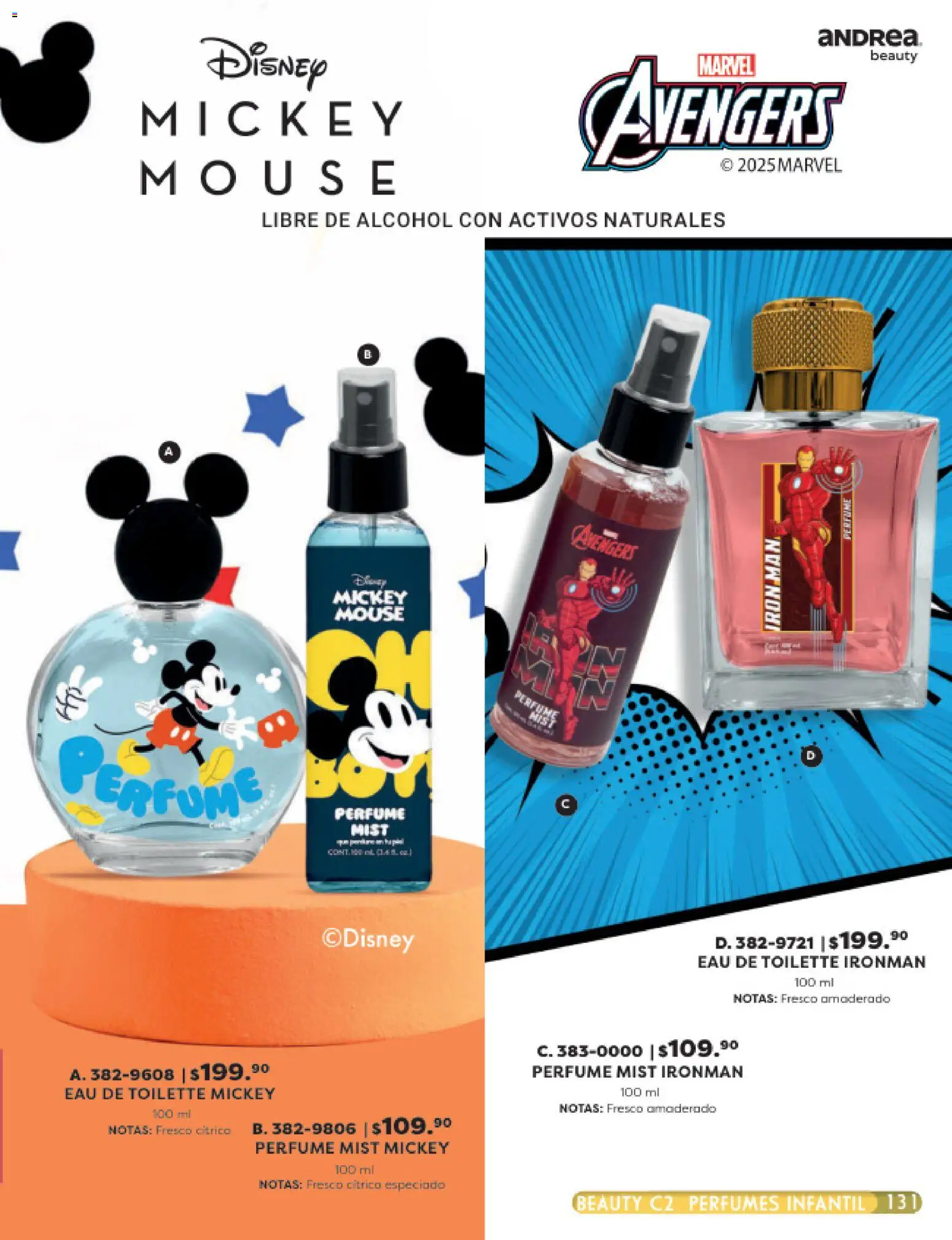 Nuevas ofertas de Andrea válidas en toda la República Mexicana desde el 24.05.2026. ¡Encuentra las mejores ofertas en Andrea catálogo Beauty! | Página: 131 | Productos: Mouse, Perfume, Eau de toilette