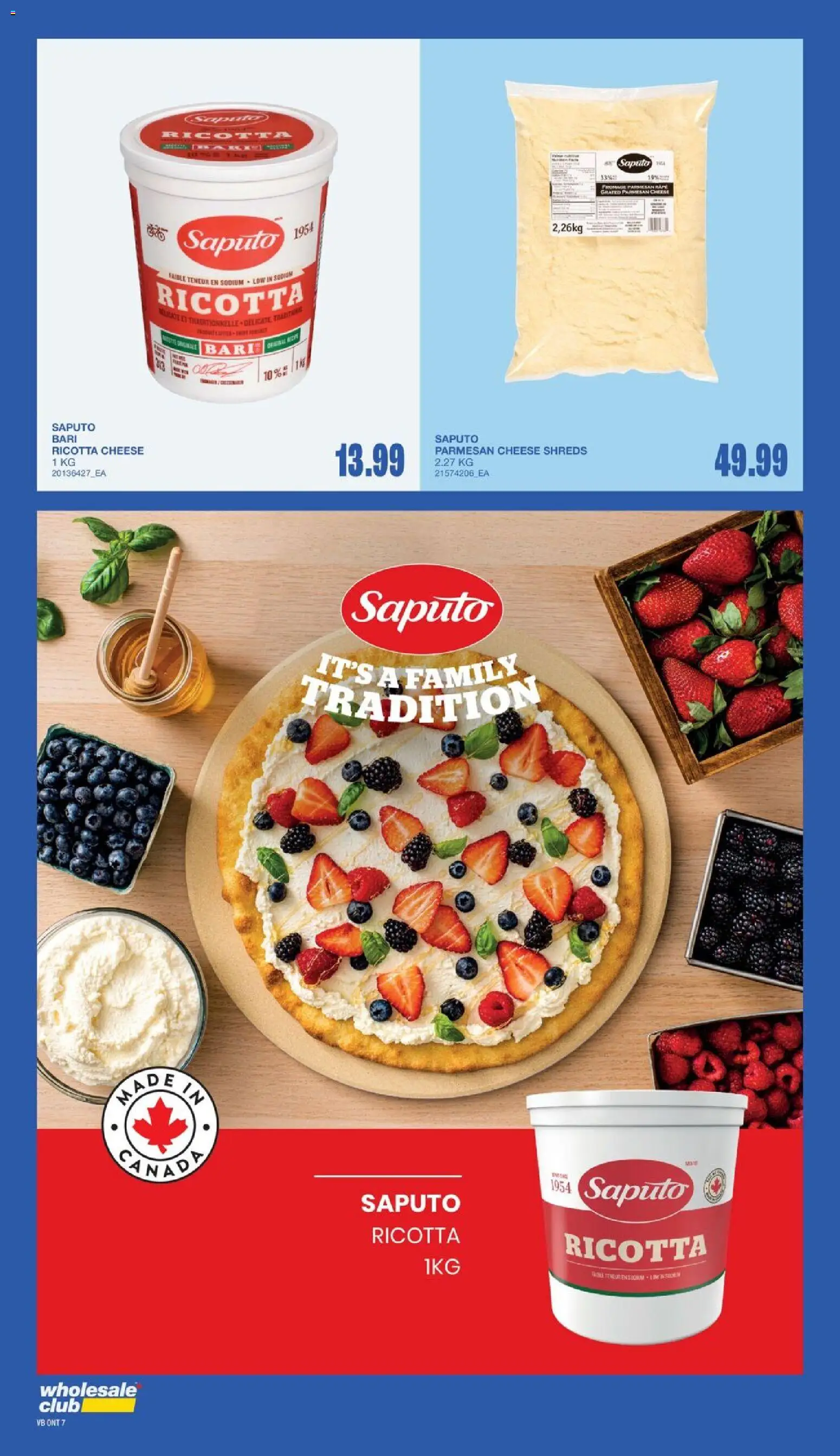 Wholesale Club flyer valid from Jul 30, 2026 | Page: 19 | Products: Cheese