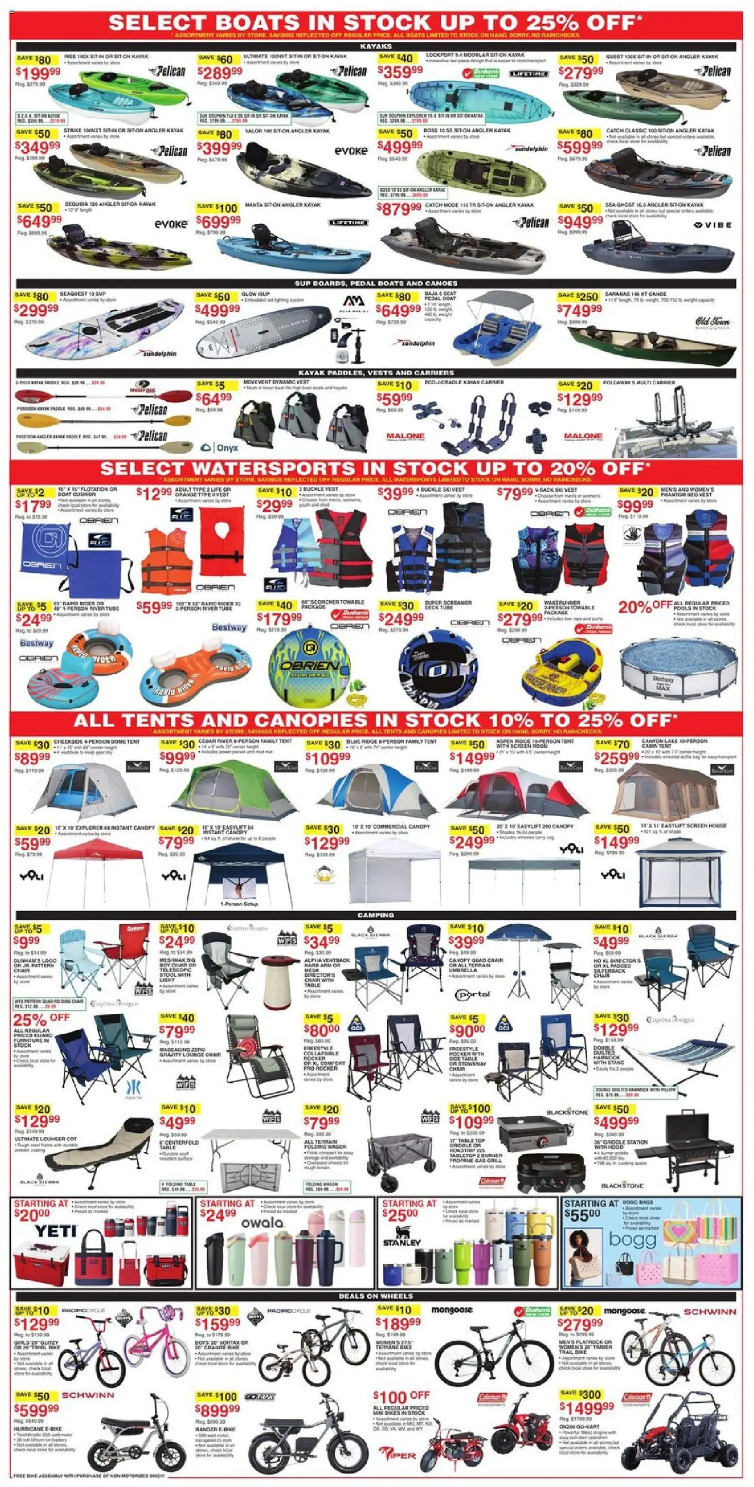 Dunham's Sports Weekly Ad - valid from 13.06.2026 | Page: 4 | Products: Griddle, Powder, Ridge, Canoe