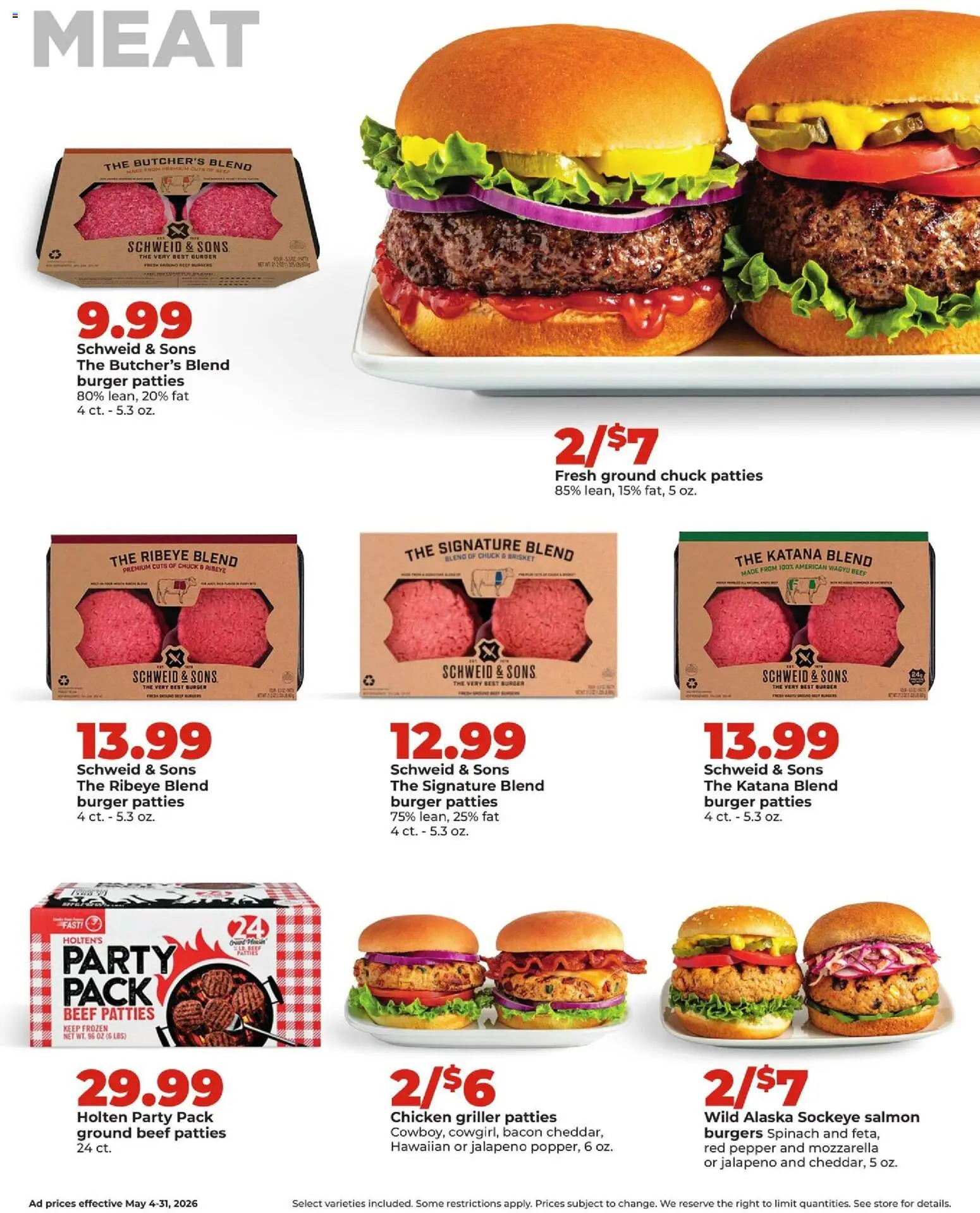 HyVee Monthly Ad - valid from 04.05.2026 | Page: 14 | Products: Spinach, Beef, Pepper