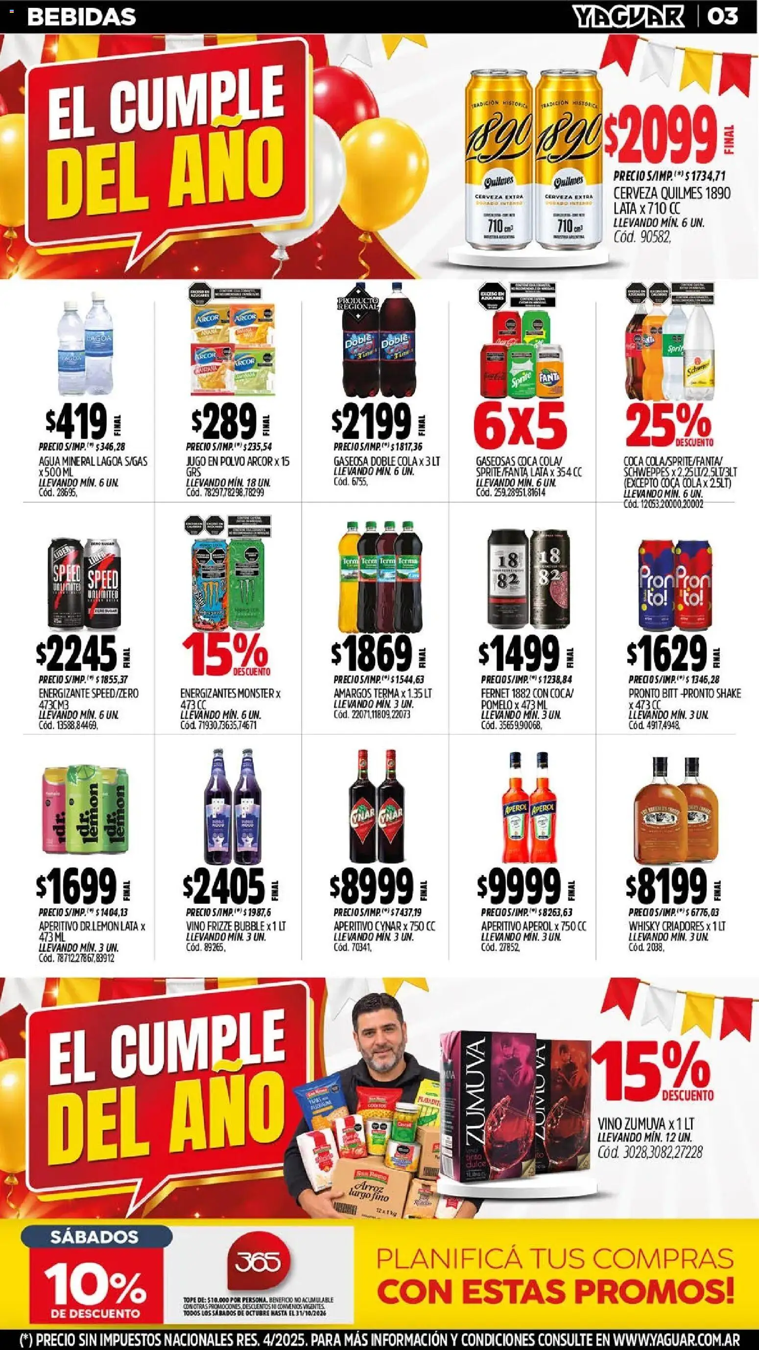 Yaguar - Oferta Semanal Córdoba │ válido desde el 12/10/2026 | Página: 4