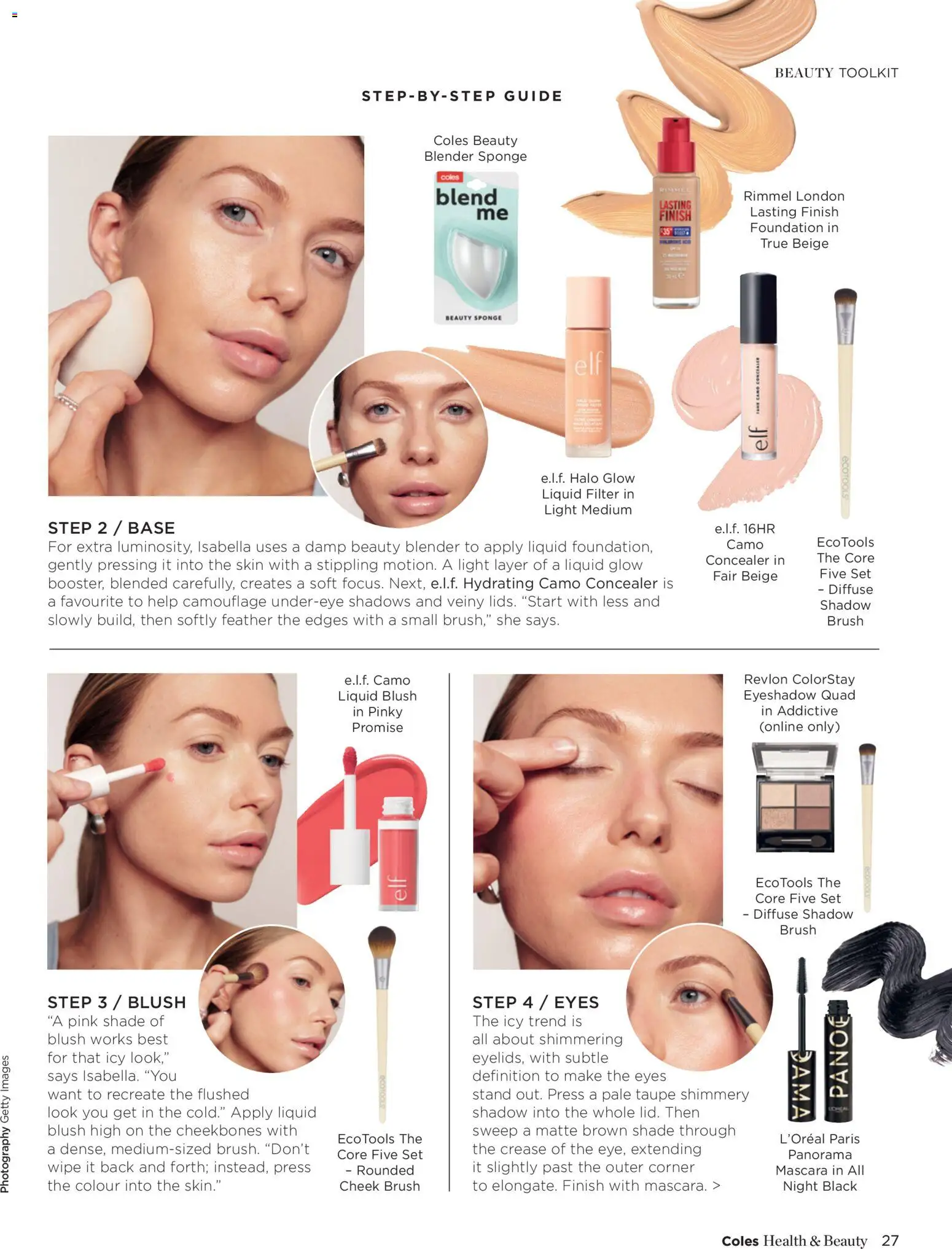 Coles catalogue - valid from 01/07/2026 | Page: 27 | Products: Blush, Brush, Sponge, Press