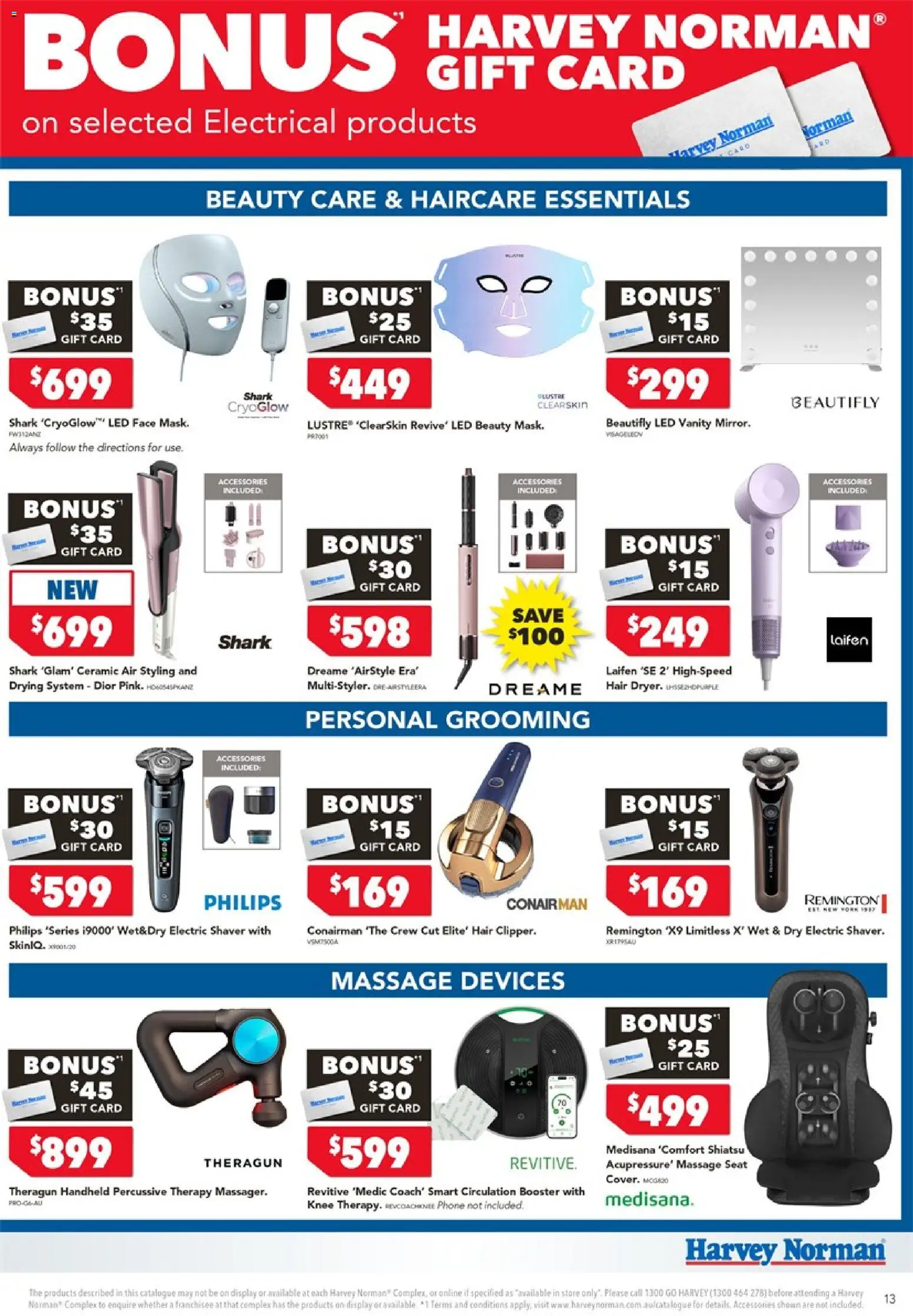Harvey Norman catalogue - valid from 18.05.2026 | Page: 13 | Products: Accessories, Phone, Electric shaver