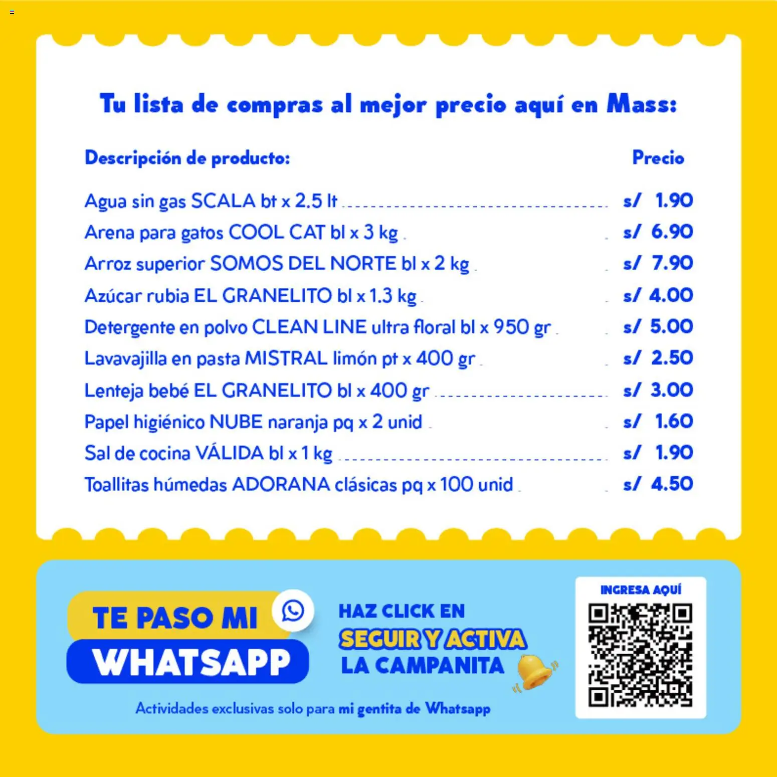 Catálogo Mass válido desde 01.06.2026 | Página: 7