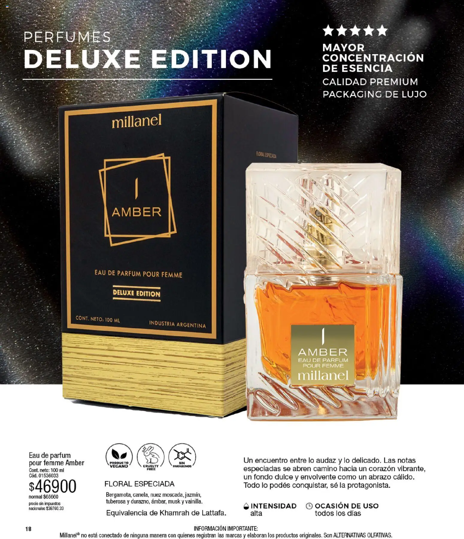 Millanel catálogo │ válido desde el 14/09/2026 | Página: 18 | Productos: Perfumes, Dulce, Nuez