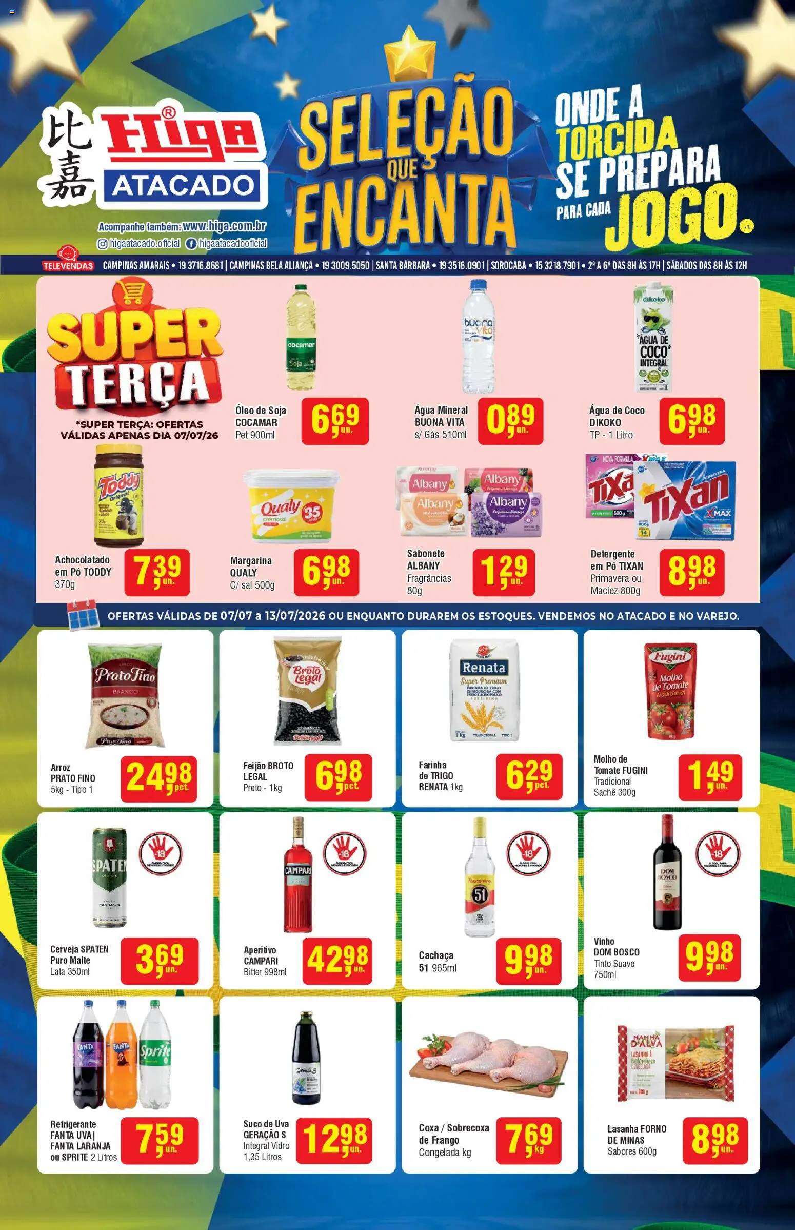 Higa Atacado Folheto - válido de 07/07/2026 | Página: 1