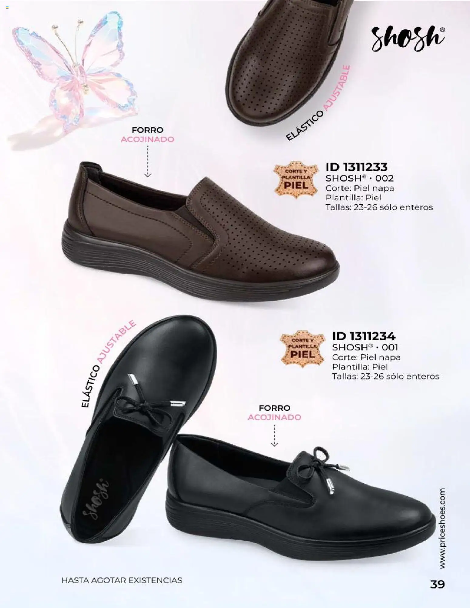 Nuevas ofertas de Price Shoes válidas en toda la República Mexicana desde el 23.04.2026. ¡Encuentra las mejores ofertas en Price Shoes catálogo Especial Confort! | Página: 39
