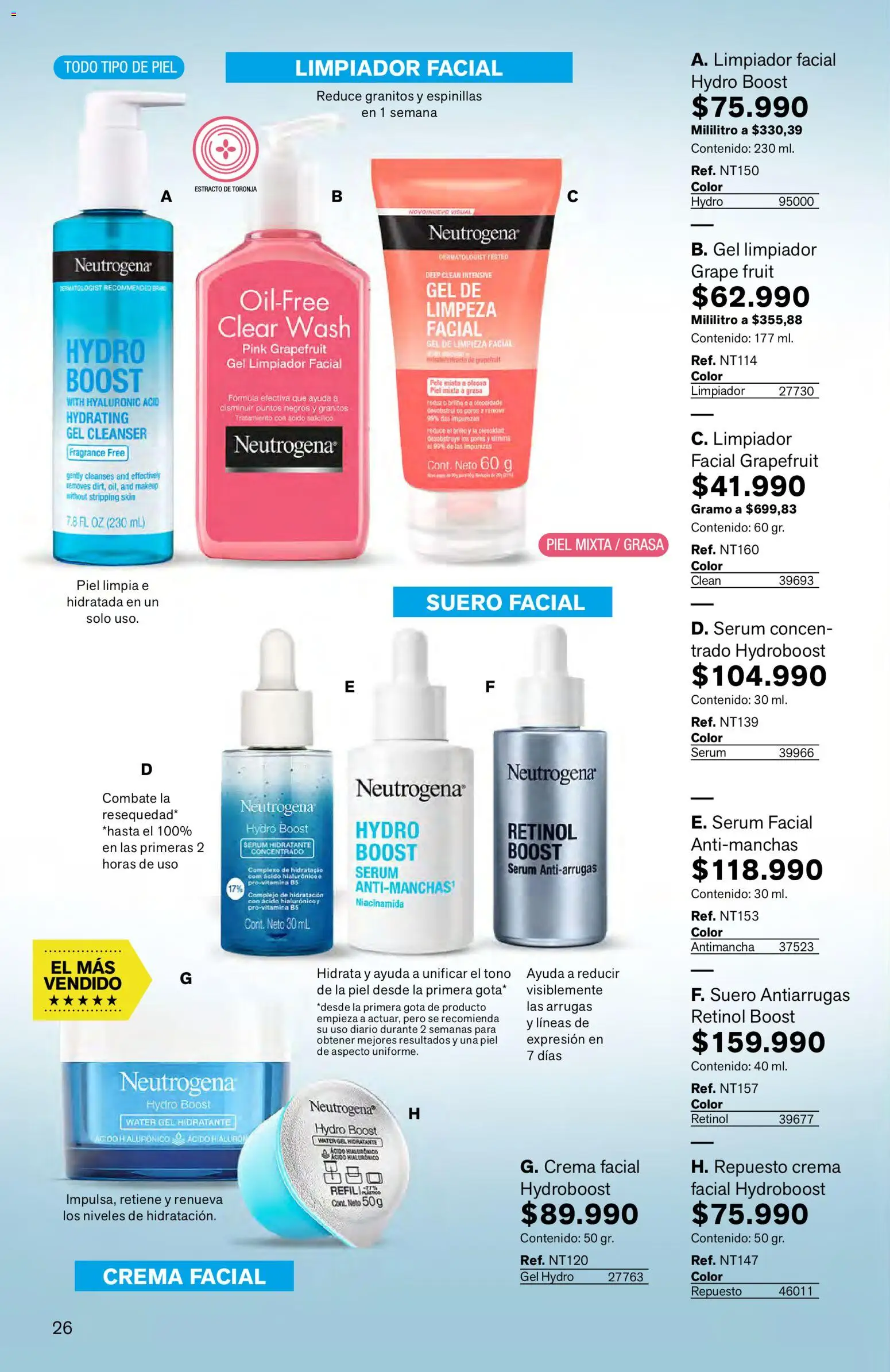 Leonisa revista - valida desde el 16.03.2026 | Página: 26 | Productos: Crema, Brillo, Limpiador, Toronja