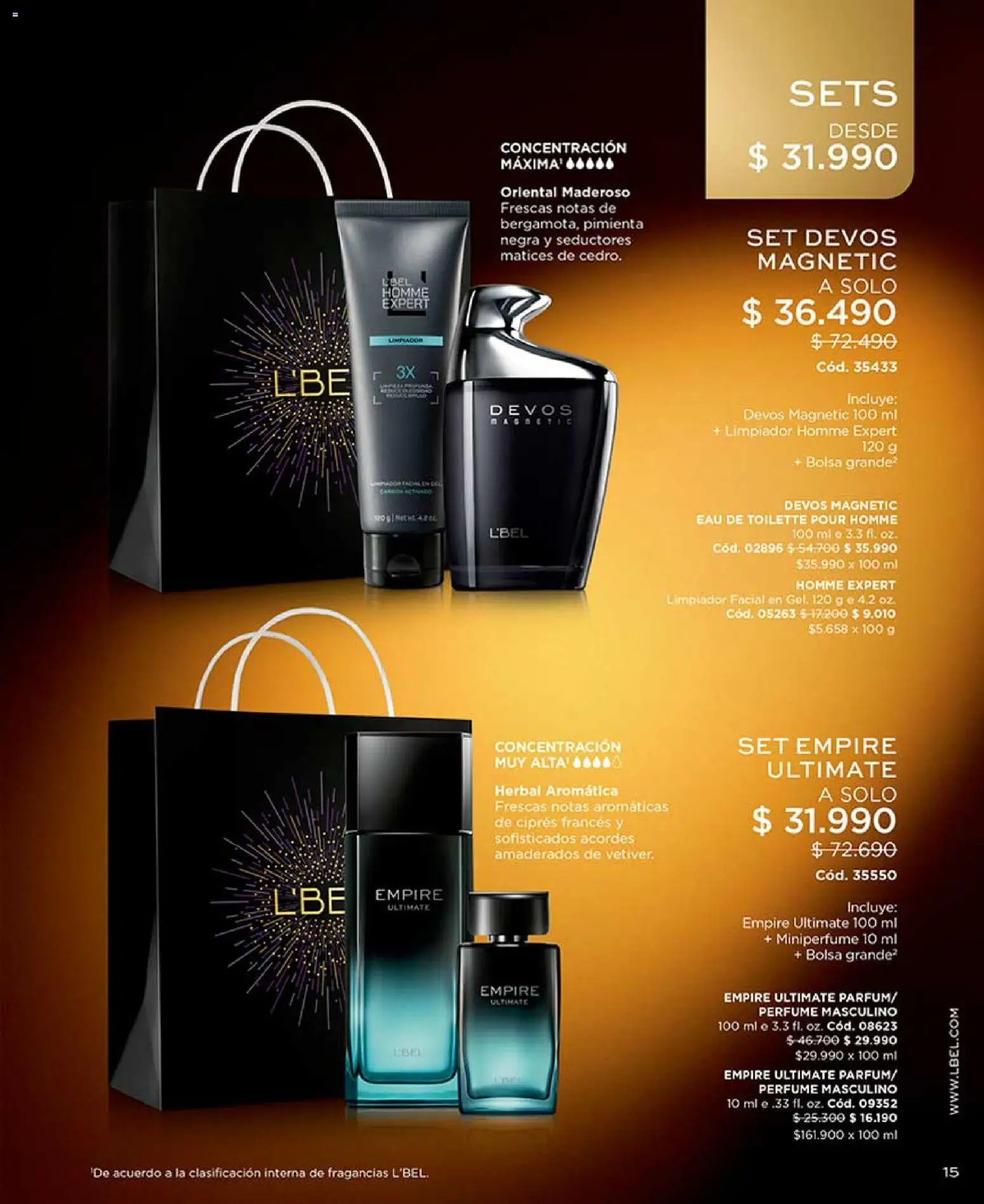 Catálogo L'Bel Campaña 9 │ válido desde el 17.05.2026 | Página: 15 | Productos: Limpiador, Limpiador facial, Perfume, Eau de toilette