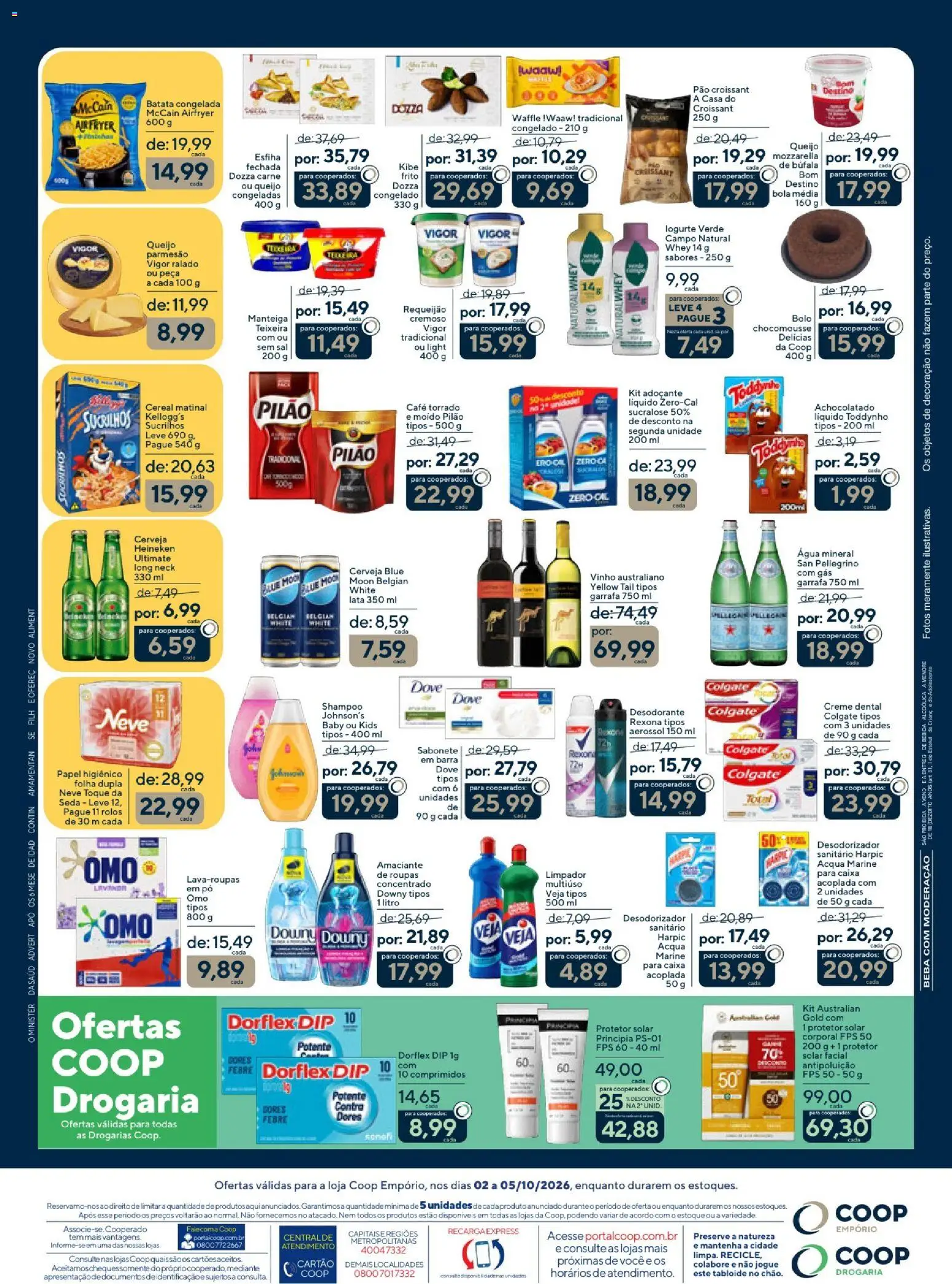 Coop Folheto - válido de 02/10/2026 | Página: 2 | Produtos: Cerveja, Cerveja Heineken, Roupas, Creme