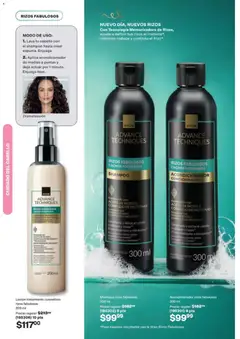 Vista previa de Loción tratamiento cosmético rizos fabulosos, Loción de tratamiento cosmético day after, nuevo folleto de la tienda, válido en México a partir del 10/07/2026 | Página: 150 | Productos: Aceite, Loción, Acondicionador