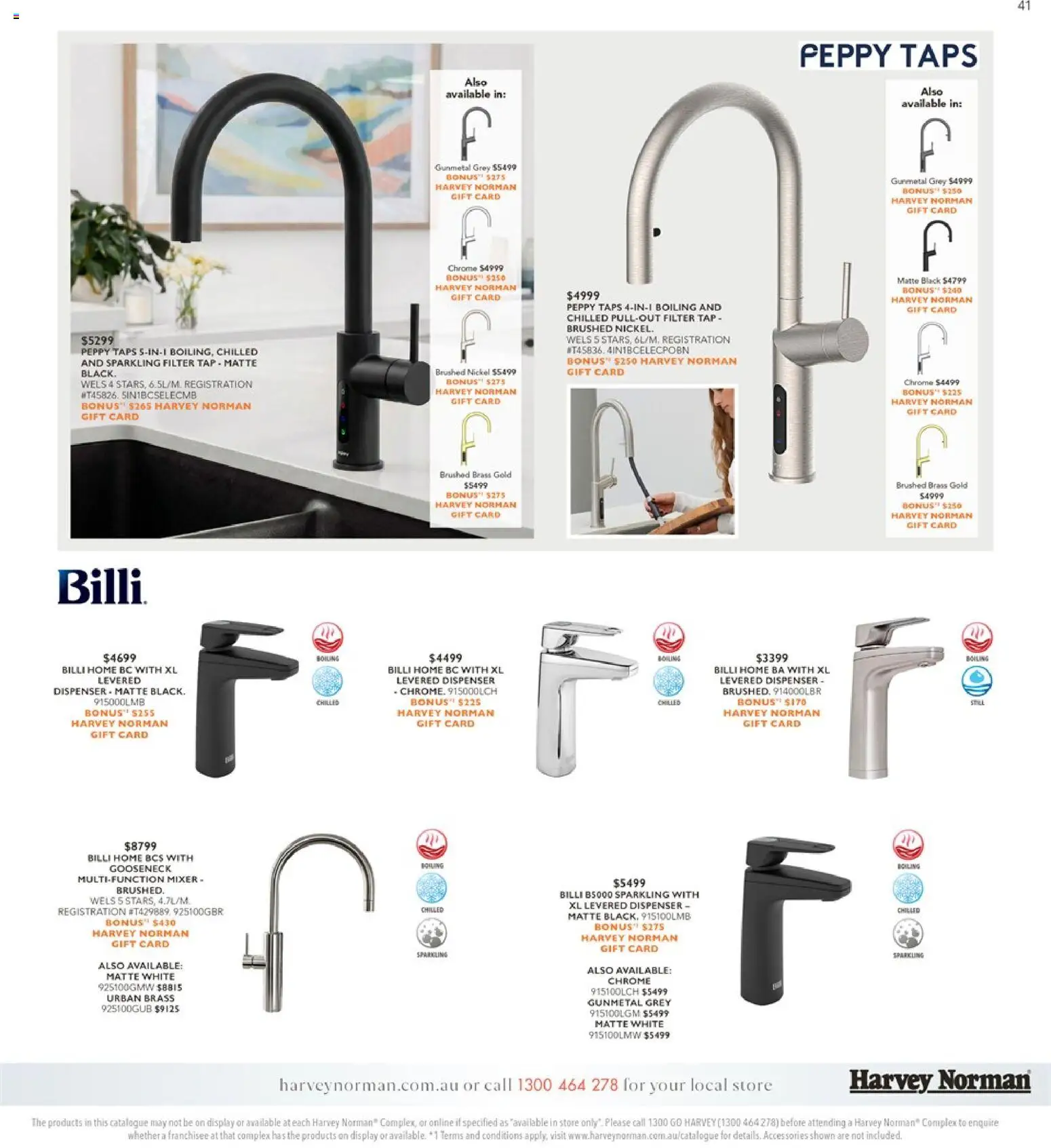 Harvey Norman catalogue - valid from 29.04.2026 | Page: 41 | Products: Tap, Mixer