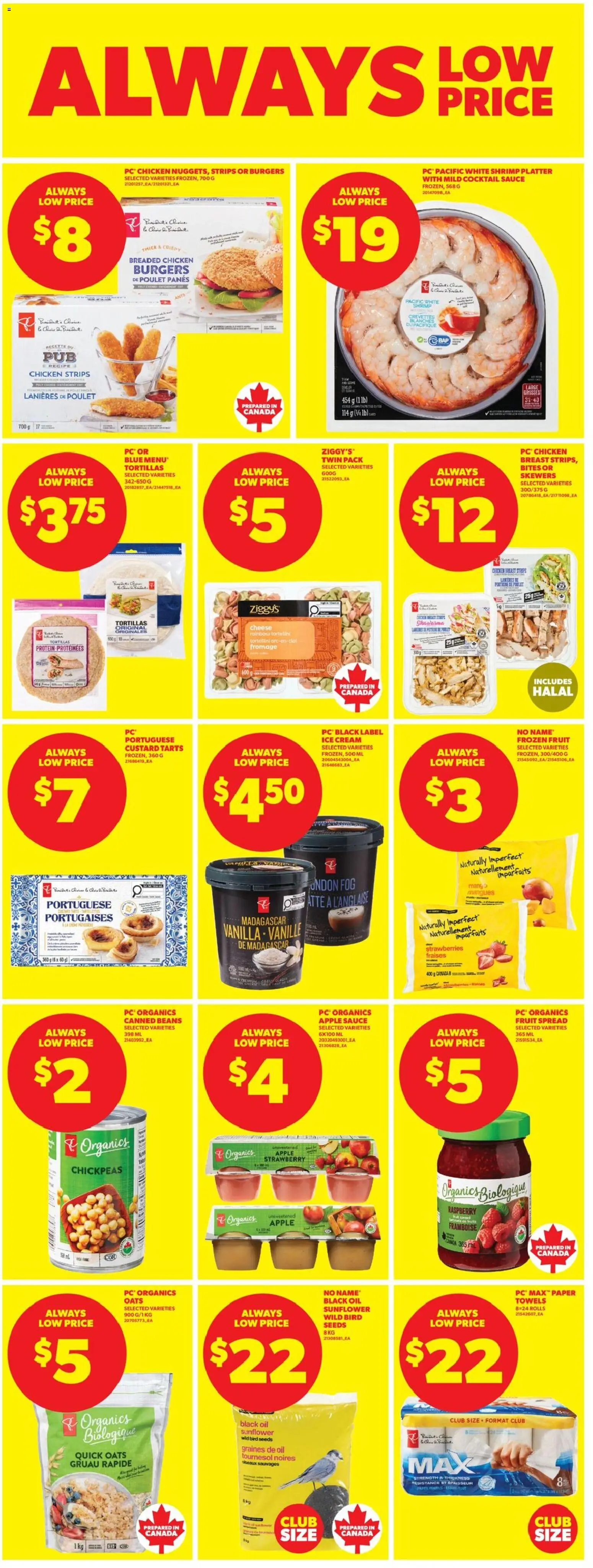 Real Canadian Superstore flyer valid from Aug 20, 2026 | Page: 21 | Products: Cream, Frozen fruit, Cocktail, Ice