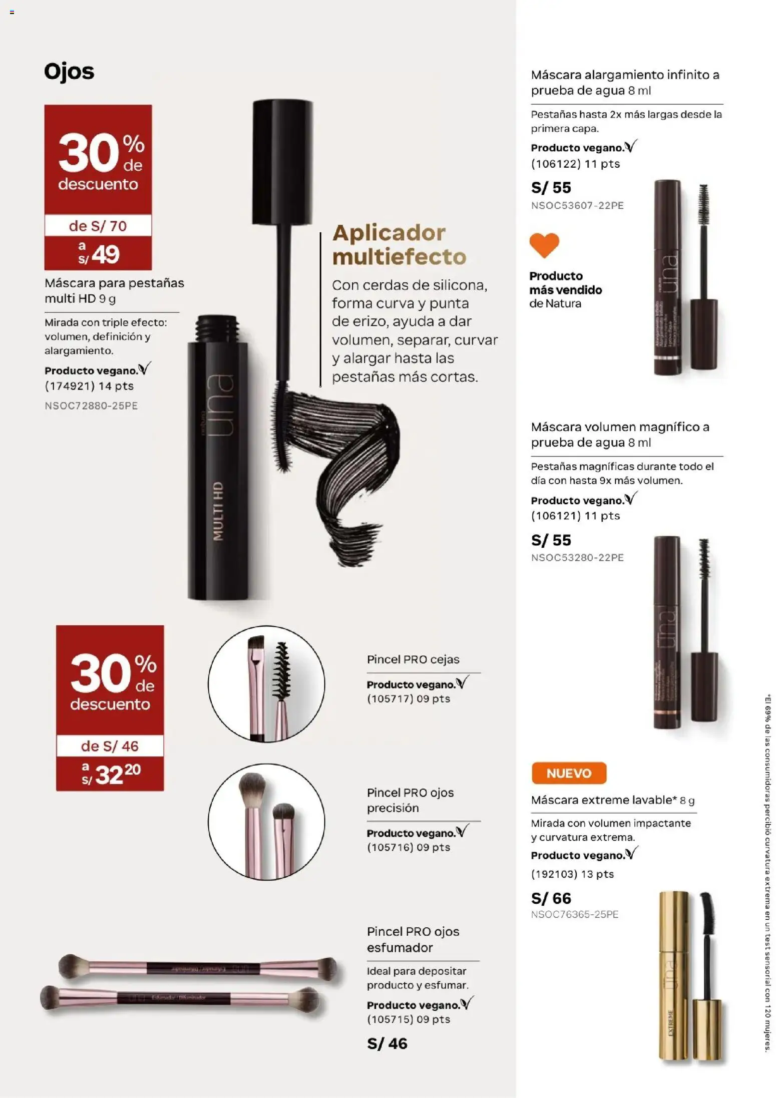 Catálogo Natura válido desde 05.05.2026 | Página: 73 | Productos: Máscara, Pincel
