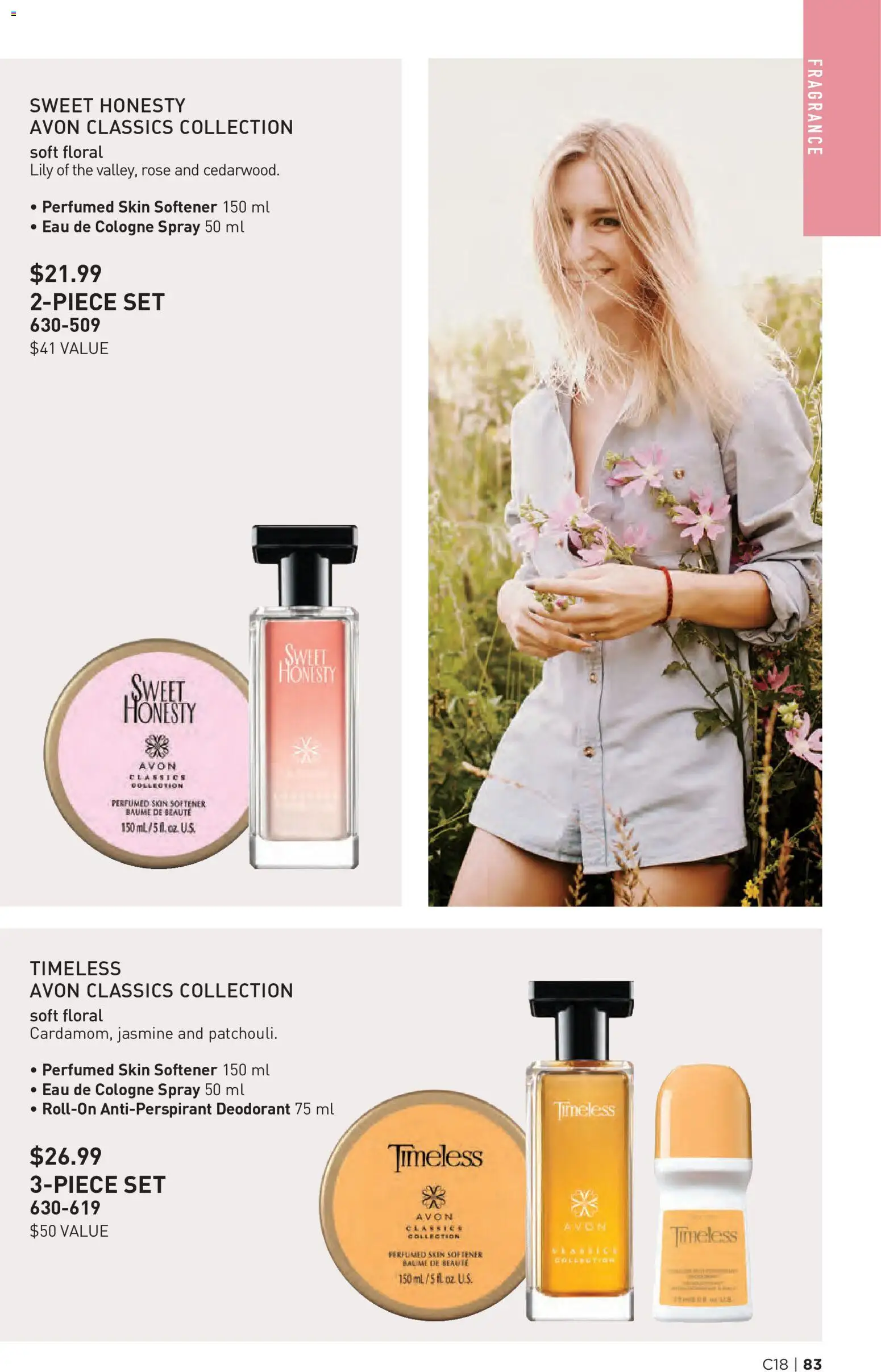 Avon flyer valid from Aug 27, 2026 | Page: 83 | Products: Fragrance, Deodorant, Antiperspirant