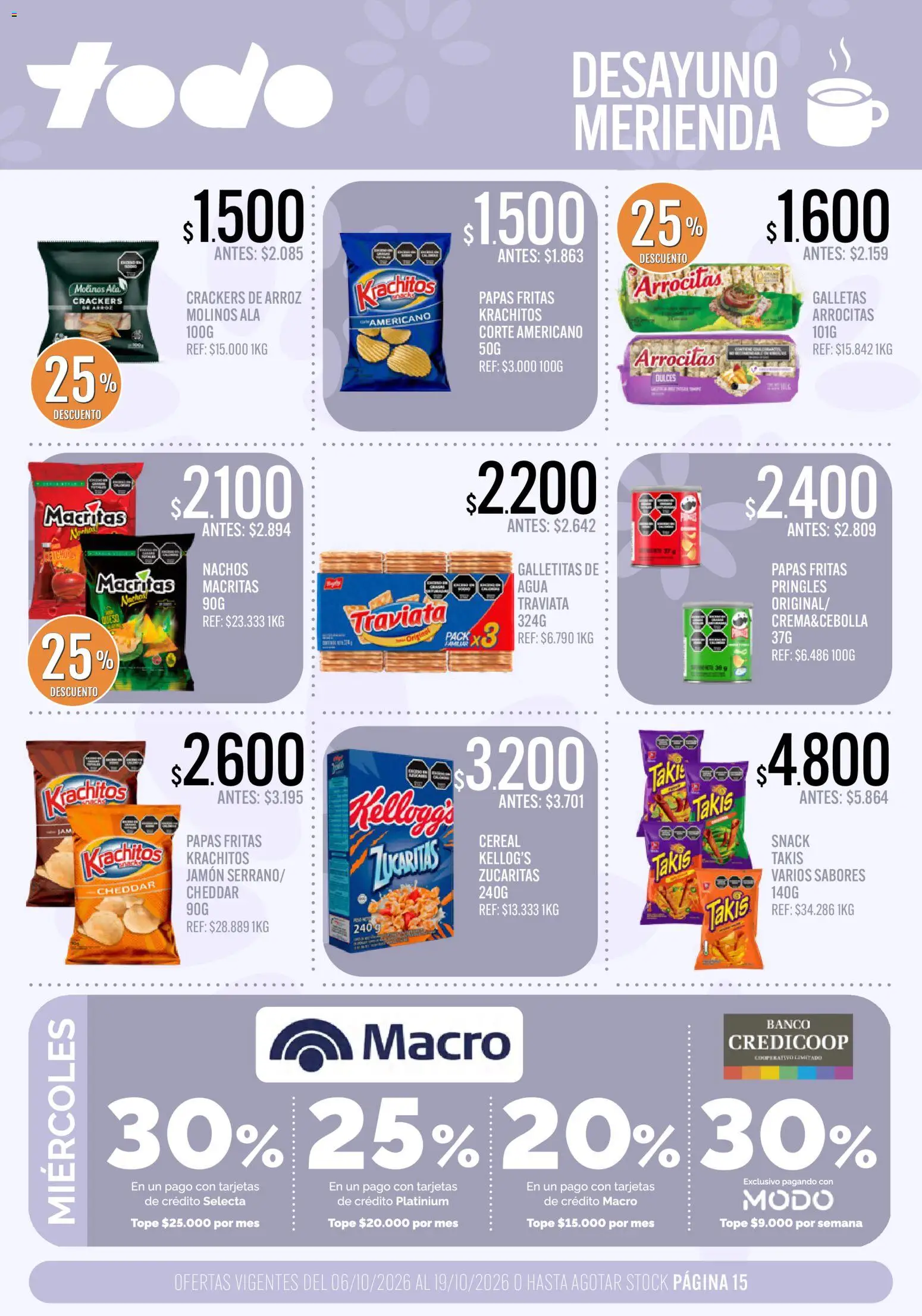Supermercados TODO catálogo │ válido desde el 06/10/2026 | Página: 15