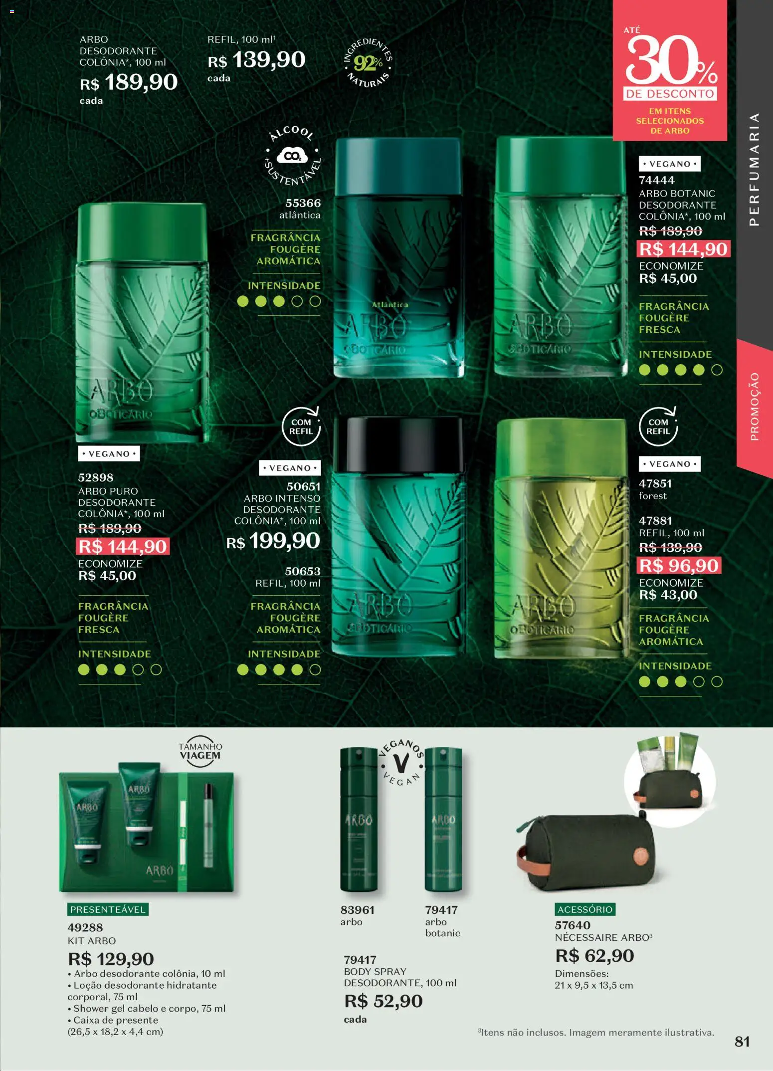O Boticário Folheto - válido de 29/06/2026 | Página: 85 | Produtos: Desodorante, Necessaire, Caixa, Body