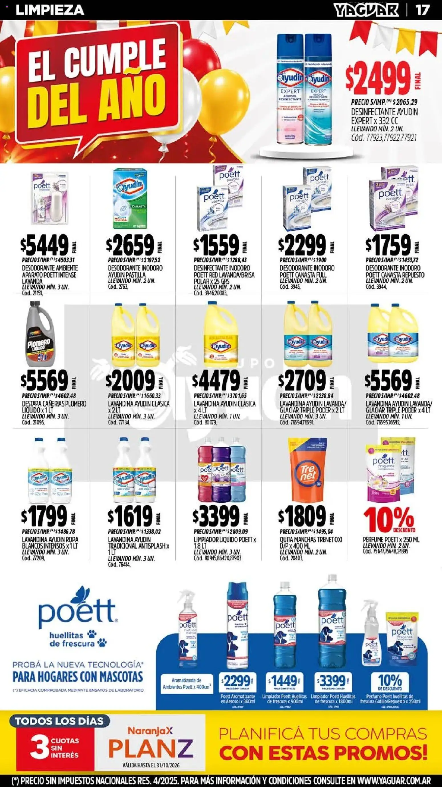 Yaguar - Oferta Semanal Salta │ válido desde el 26/10/2026 | Página: 19