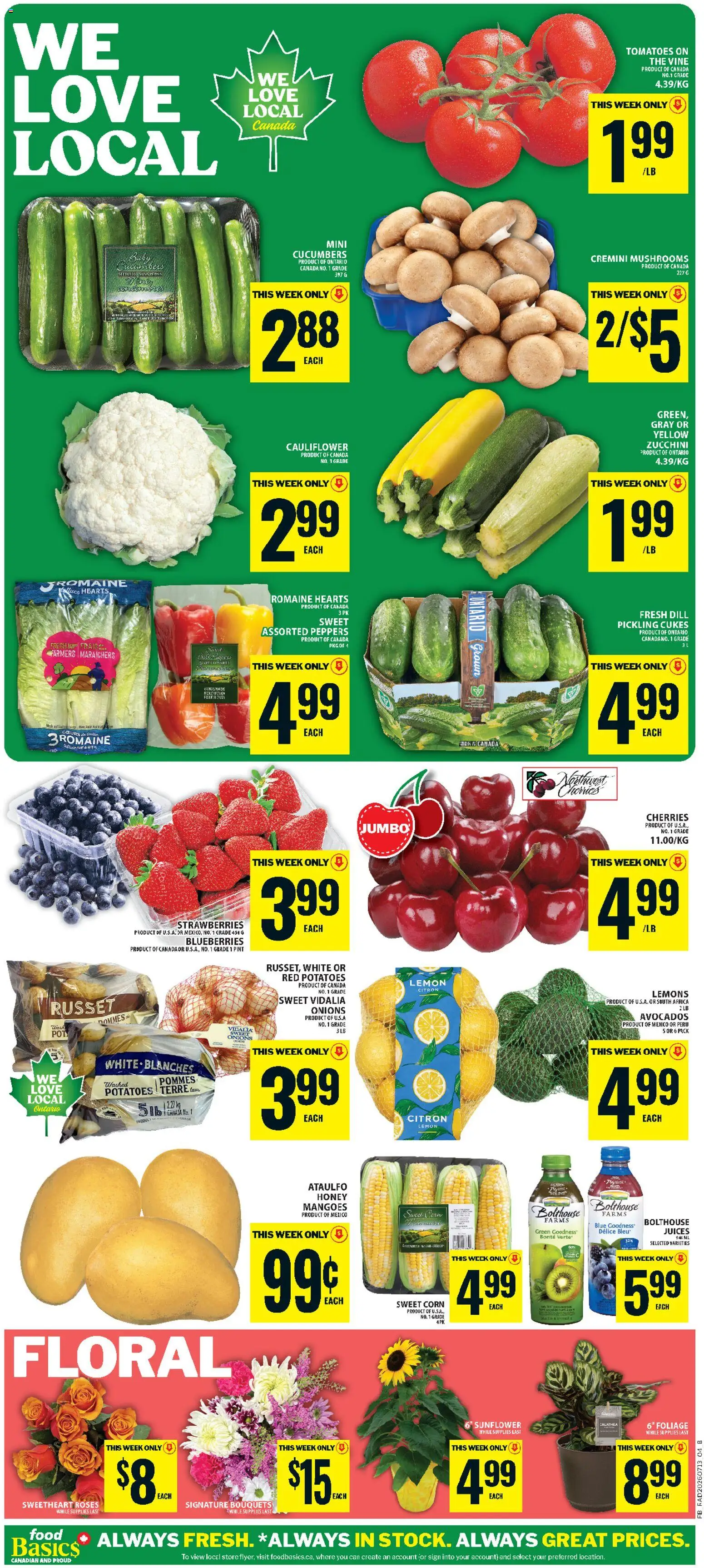 Food Basics flyer valid from Jul 16, 2026 | Page: 8