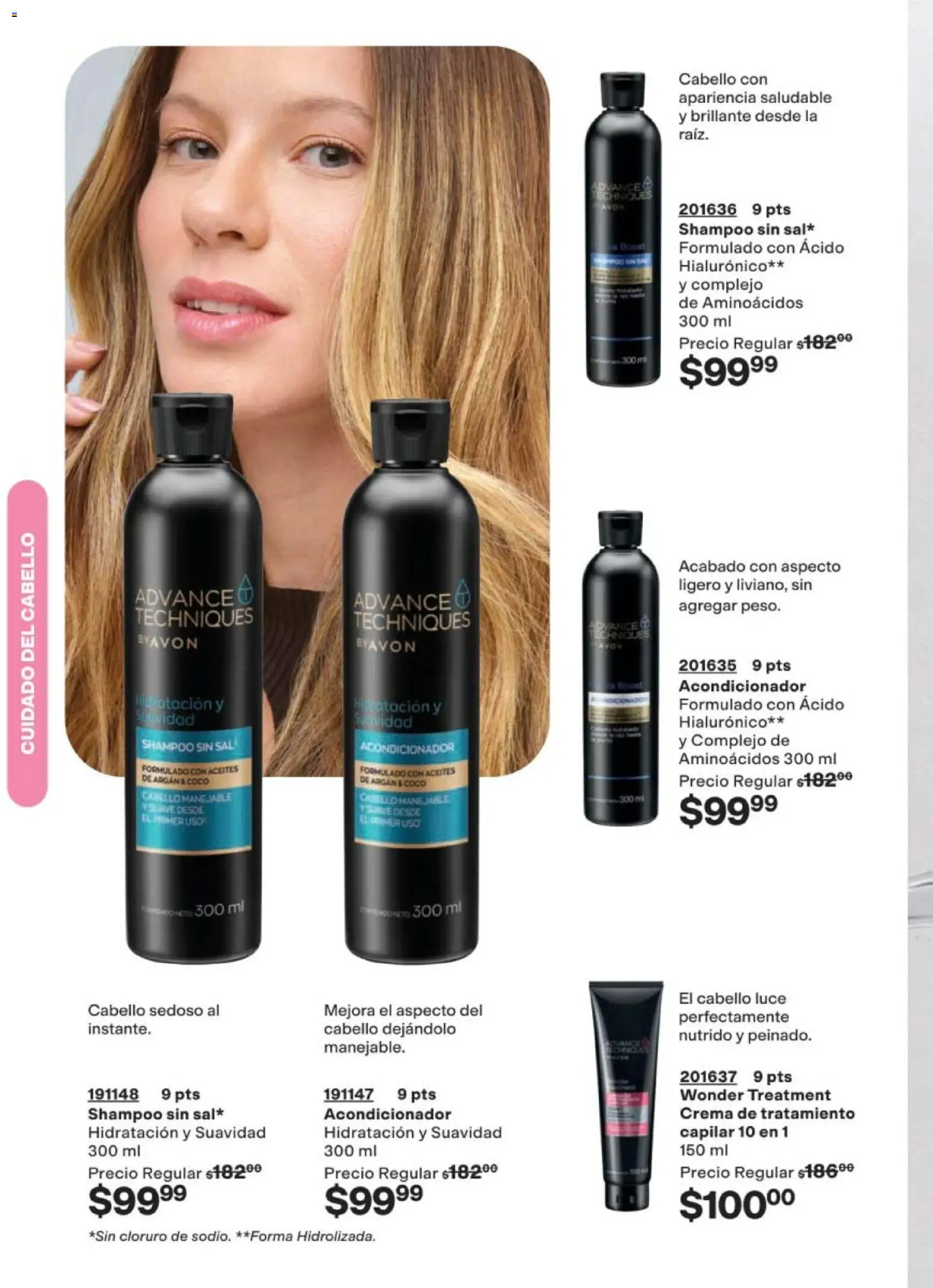 Nuevas ofertas de AVON válidas en toda la República Mexicana desde el 02.04.2026. ¡Encuentra las mejores ofertas en AVON campaña 6 2026! | Página: 172 | Productos: Sal, Crema, Acondicionador