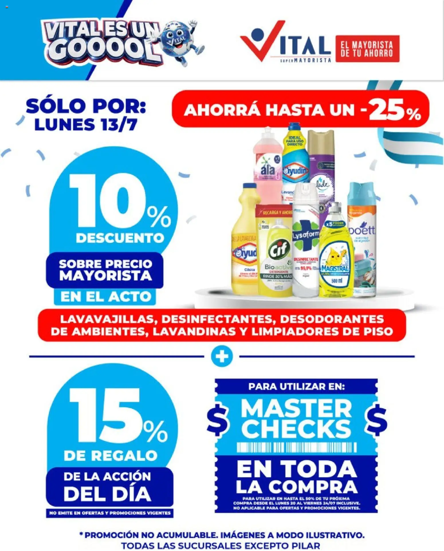 Vital - Ahorrá │ válido desde el 13/07/2026 | Página: 3 | Productos: Desinfectante, Sobre