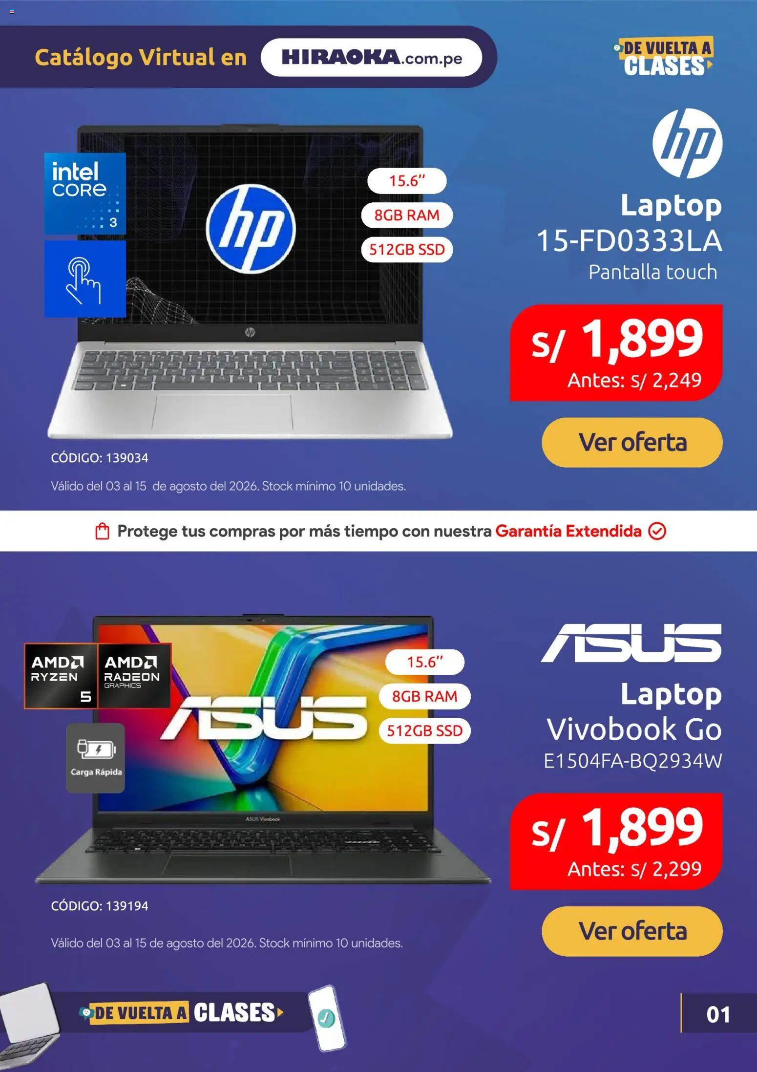 Catálogo Hiraoka válido desde 03/08/2026 | Página: 2 | Productos: Laptop