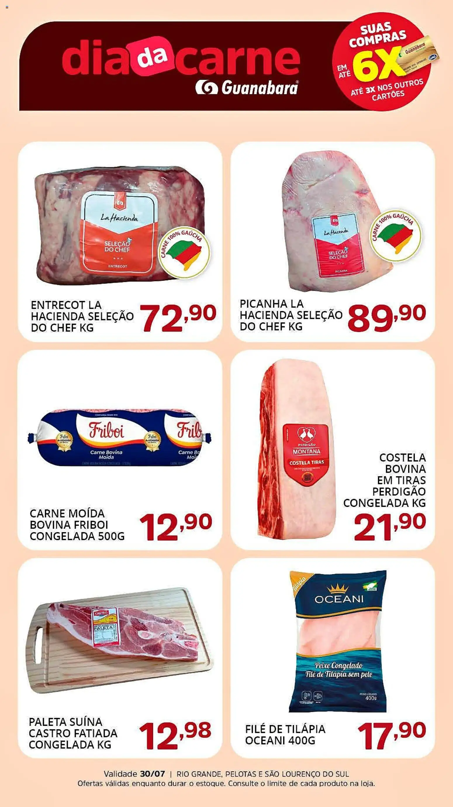 Supermercado Guanabara Folheto - válido de 30/07/2026 | Página: 1