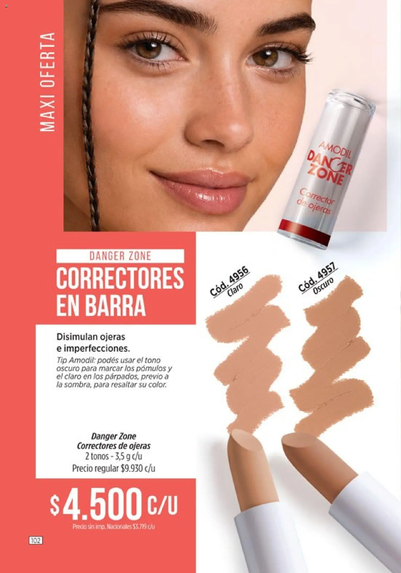 Catálogo Amodil Campaña 15 │ válido desde el 26/08/2026 | Página: 102 | Productos: Corrector de ojeras