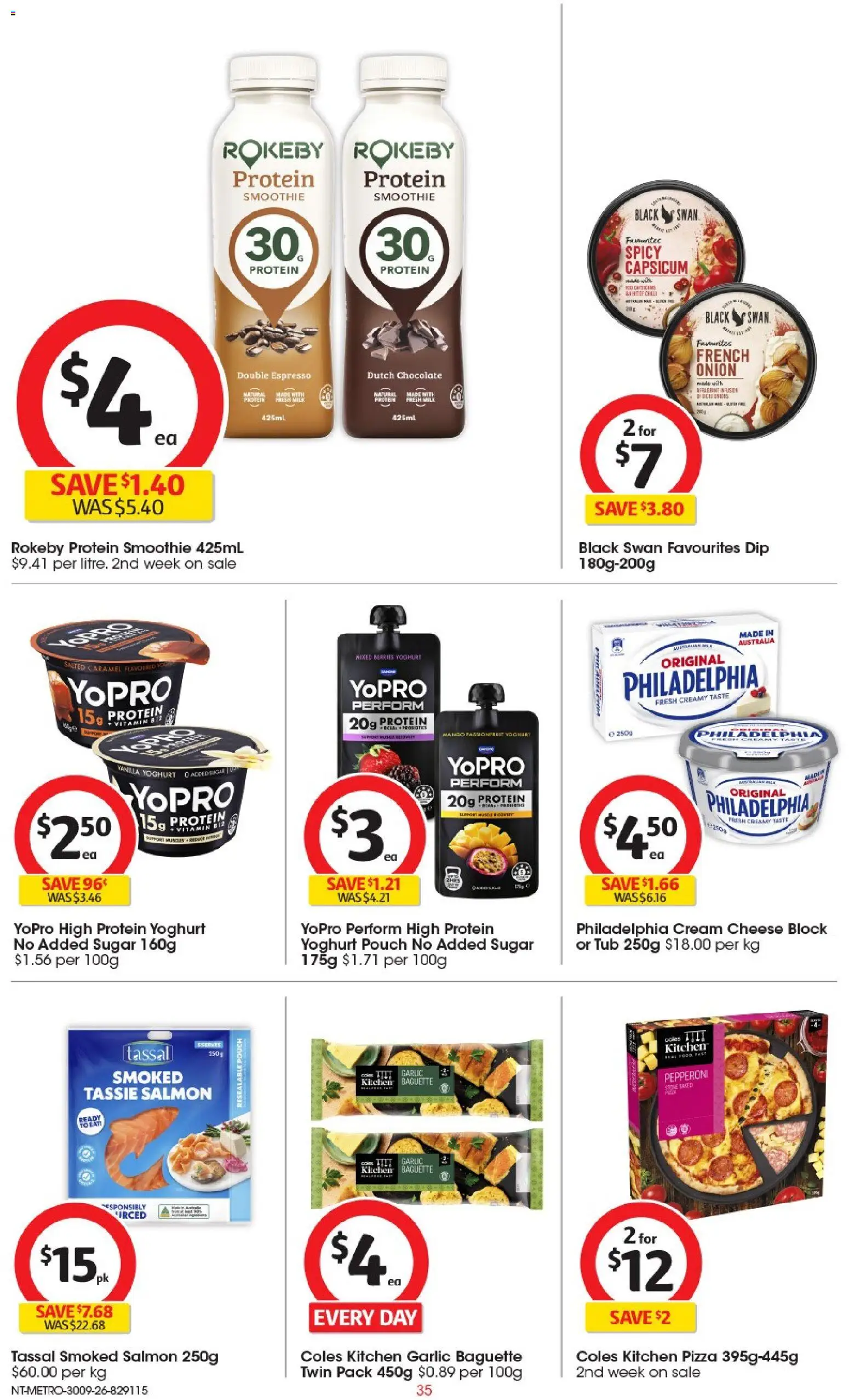 Coles catalogue - valid from 30/09/2026 | Page: 35 | Products: Capsicum, Cheese, Mango, Smoked salmon