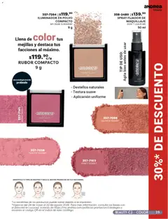 Vista previa de Andrea catálogo Beauty, nuevo folleto de la tienda, válido en México a partir del 24.05.2026 | Página: 39