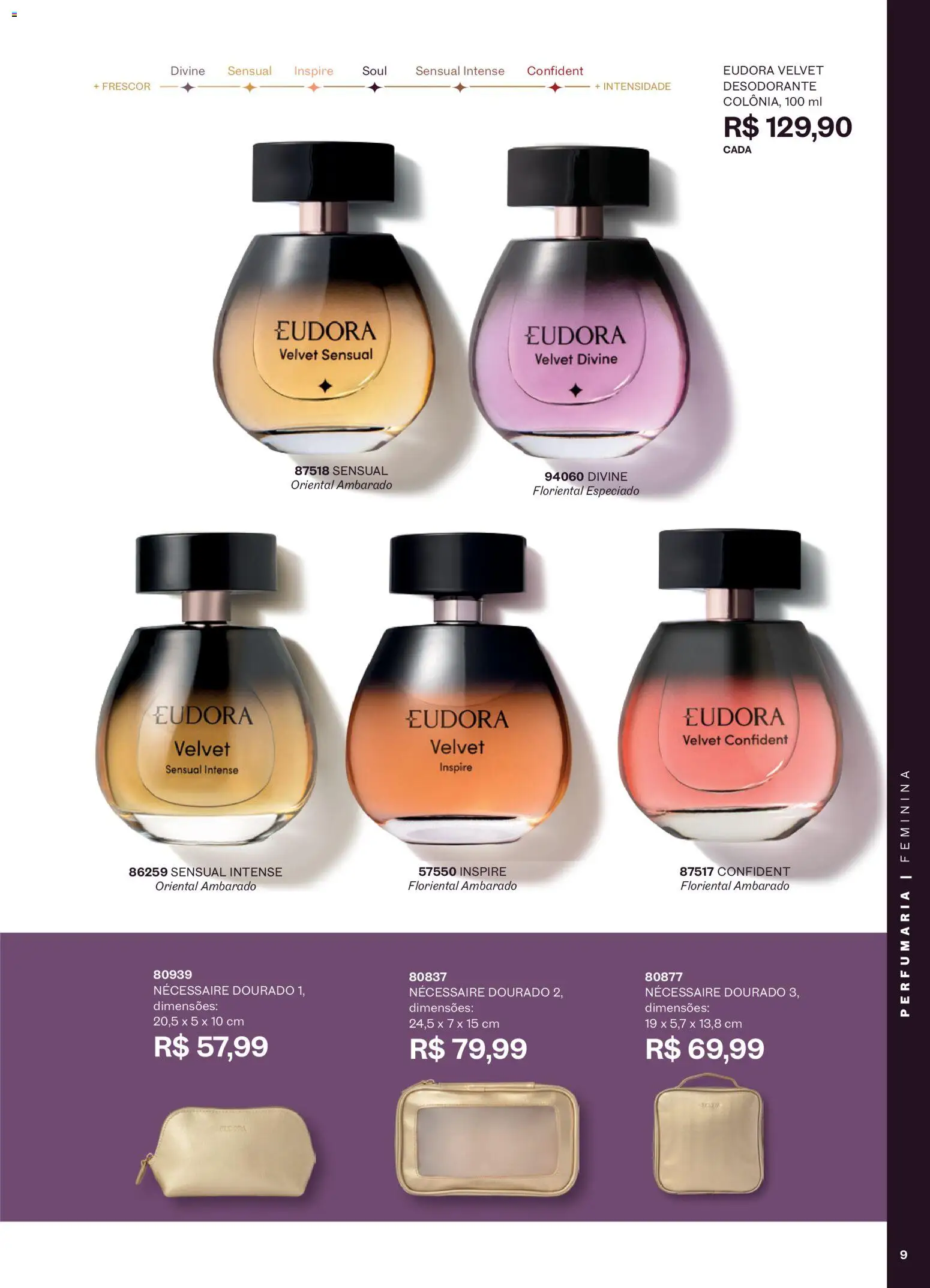 Eudora Folheto - válido de 05/08/2026 | Página: 12 | Produtos: Desodorante, Necessaire