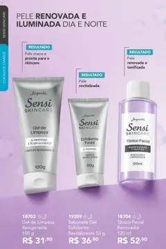 Jequiti - Revista 11/2026 - Pré-Visualização do folheto da loja Jequiti, válido de 07/08/2026 | Página: 11 | Produtos: Tônico, Gel de limpeza, Sabonete