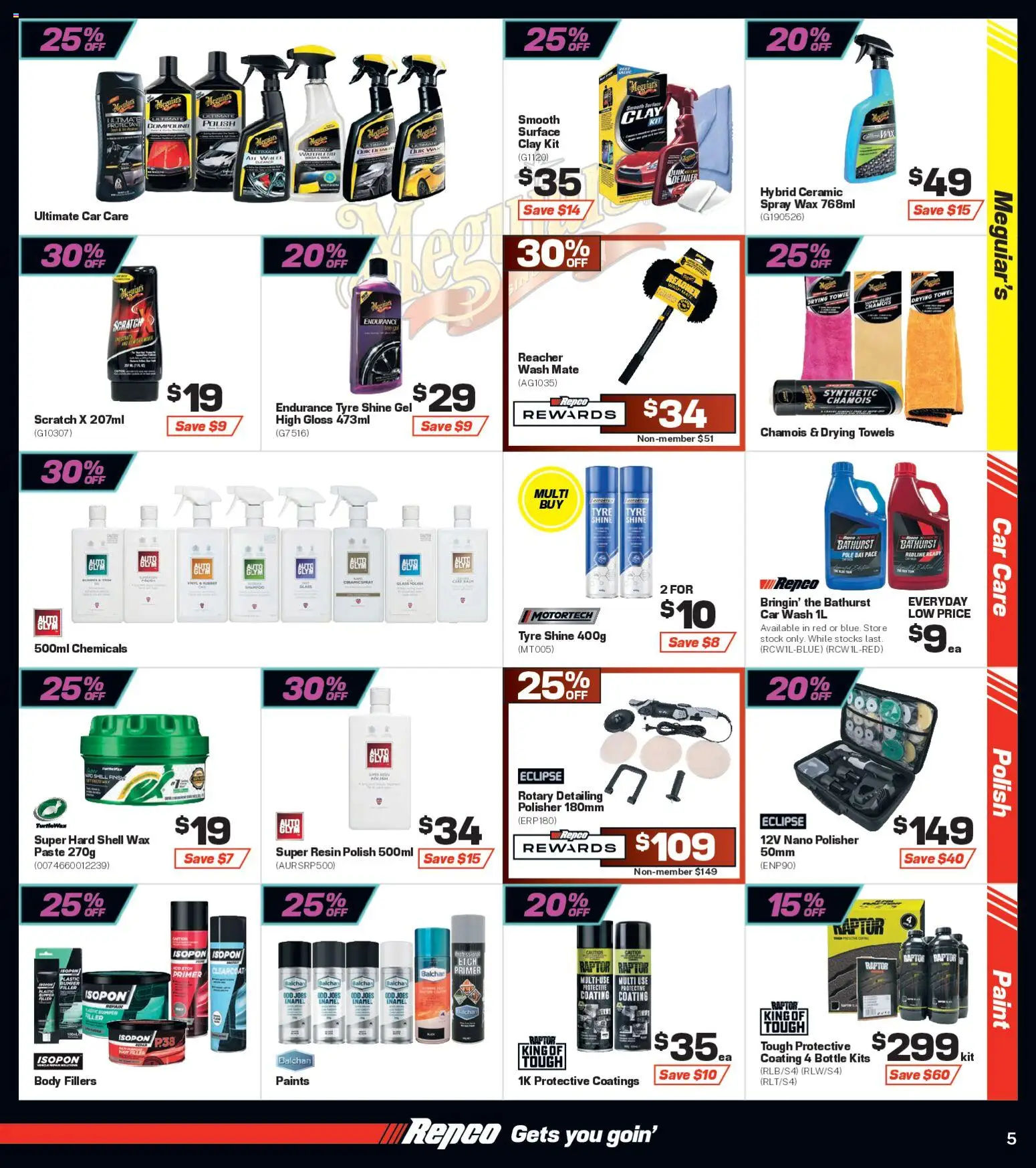 Repco catalogue - valid from 09/09/2026 | Page: 5 | Products: Towels, Polish, Clay, Nano